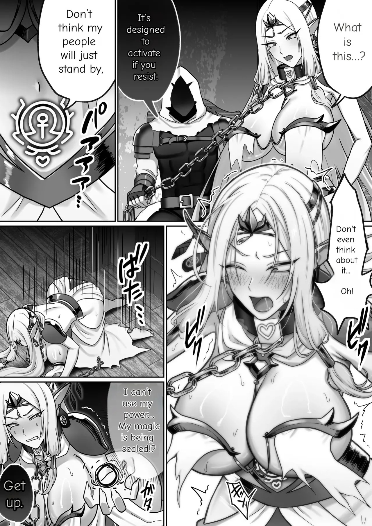 [Poki no Ie (Pochikin, Chinpoki)] "Zettai Osu" Kanzen Seifuku (Kairaku Izon) ~Bakunyuu Elf Joou ga Ochiru made~ | Until the Big-Breasted Elf Queen Falls [English]