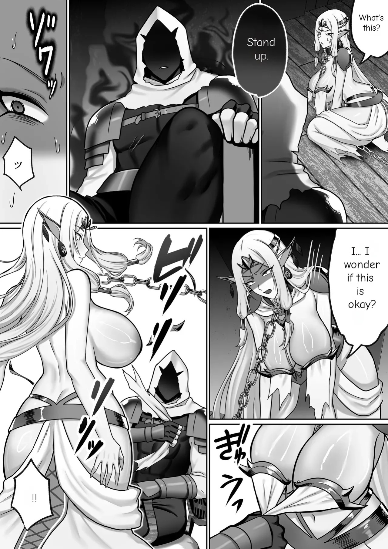 [Poki no Ie (Pochikin, Chinpoki)] "Zettai Osu" Kanzen Seifuku (Kairaku Izon) ~Bakunyuu Elf Joou ga Ochiru made~ | Until the Big-Breasted Elf Queen Falls [English]
