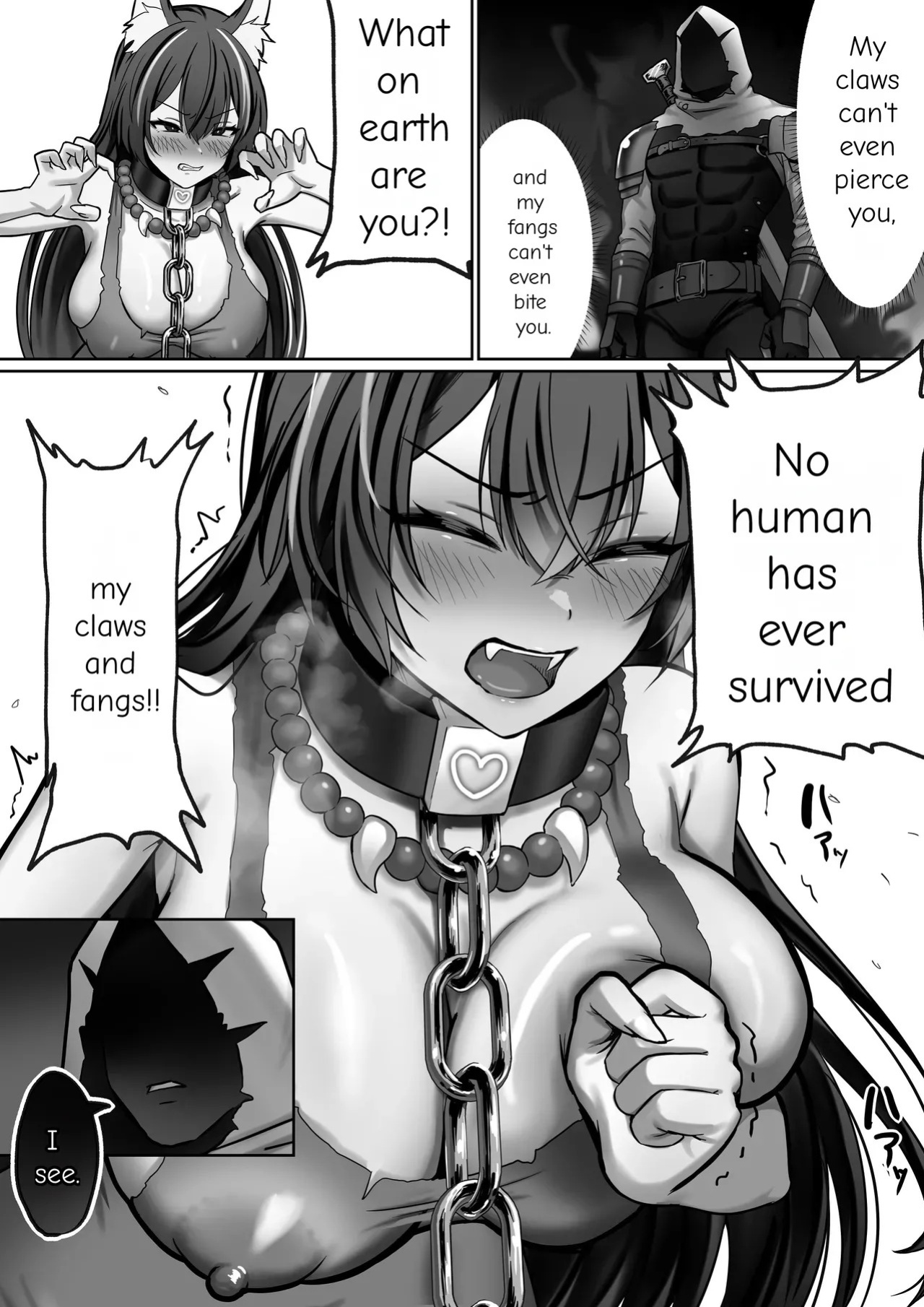 [Poki no Ie (Pochikin, Chinpoki)] "Zettai Osu" Kanzen Seifuku (Kairaku Izon) ~Bakunyuu Ookami Musume ga Mizukara Koshi o Furu made~ | Until the Big-Breasted Wolf Girl Starts Moving Her Hips on Her Own [English]