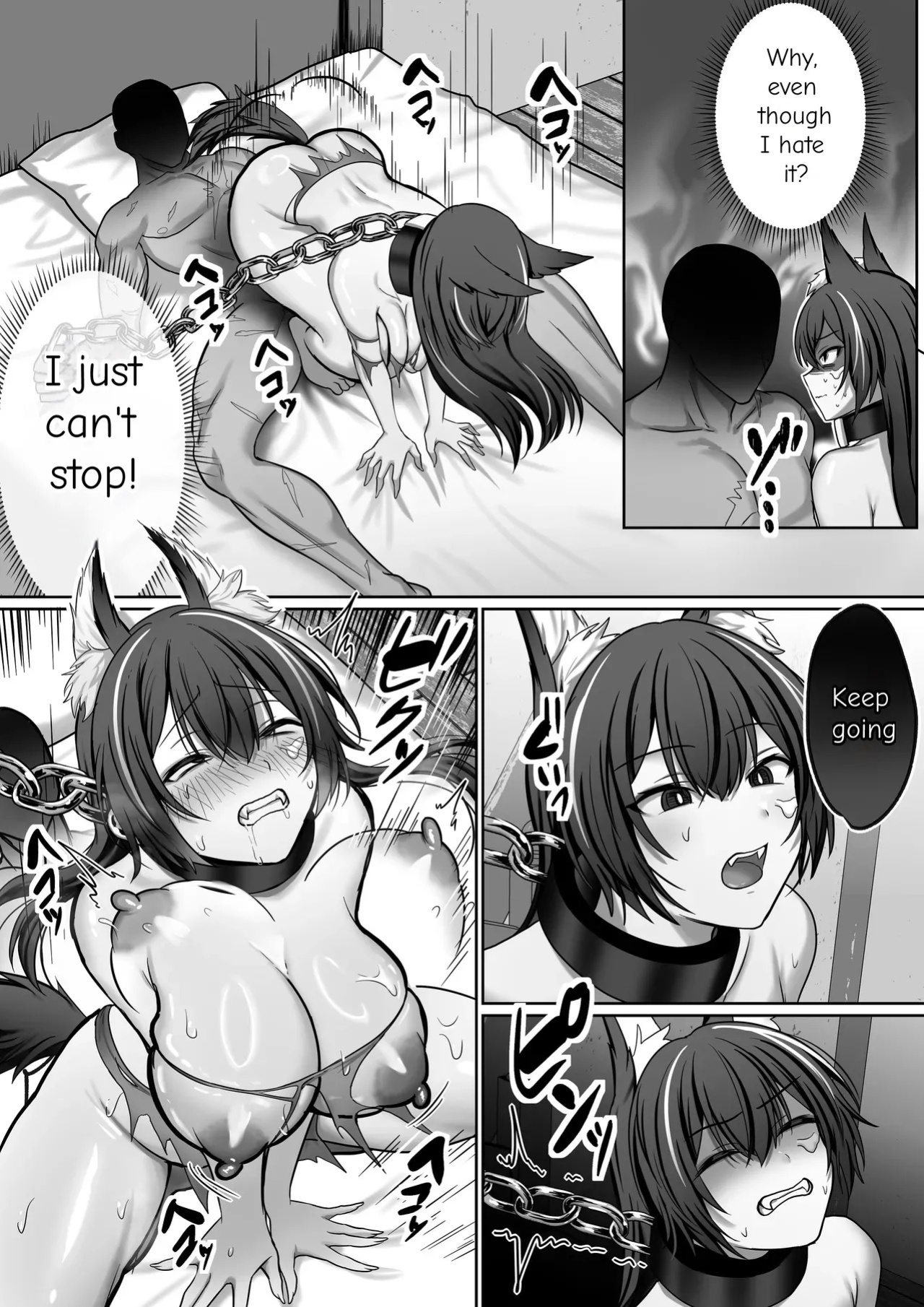 [Poki no Ie (Pochikin, Chinpoki)] "Zettai Osu" Kanzen Seifuku (Kairaku Izon) ~Bakunyuu Ookami Musume ga Mizukara Koshi o Furu made~ | Until the Big-Breasted Wolf Girl Starts Moving Her Hips on Her Own [English]