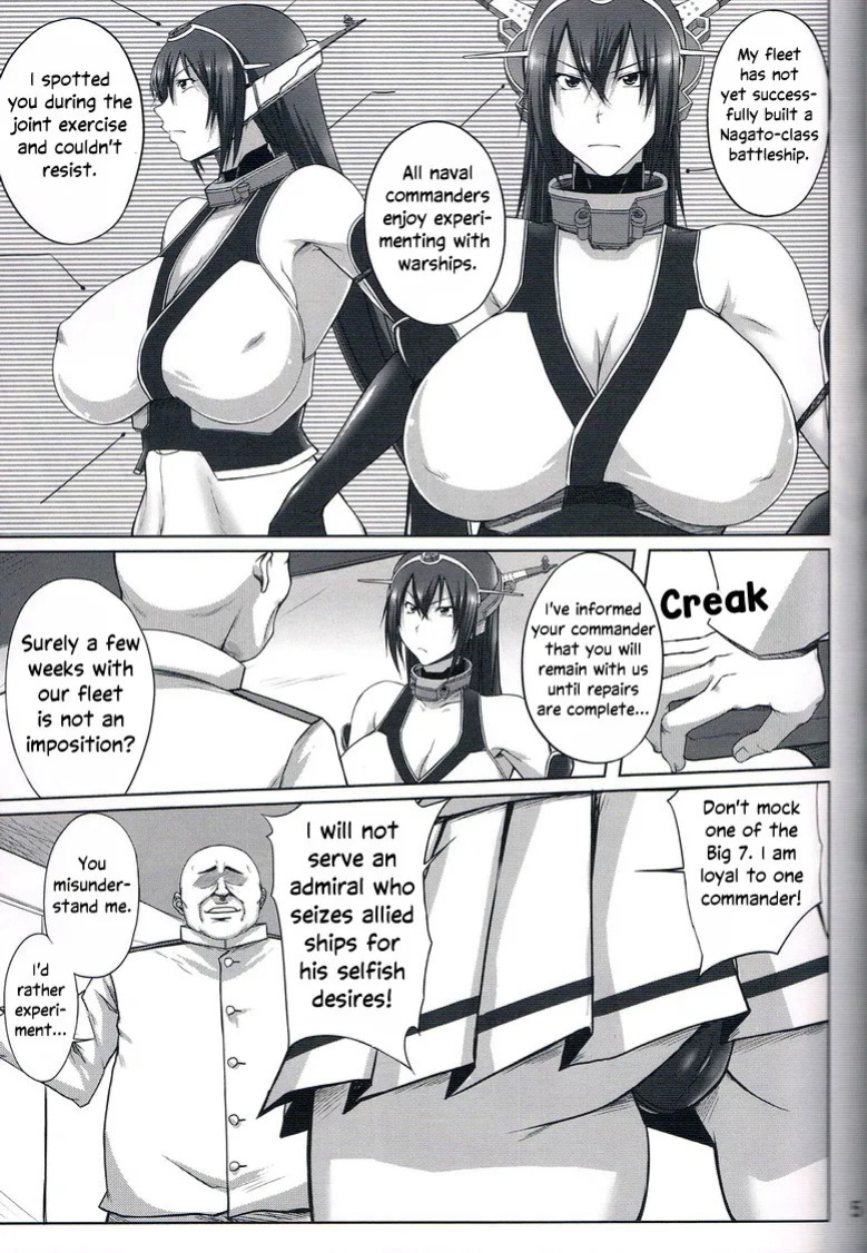 (C85) [Kikuya (Kimura Naoki)] Senkan Nagato Inranka Kaishuu | Battleship Nagato's Naughty Refitting (Kantai Collection) [English] [EHCOVE]