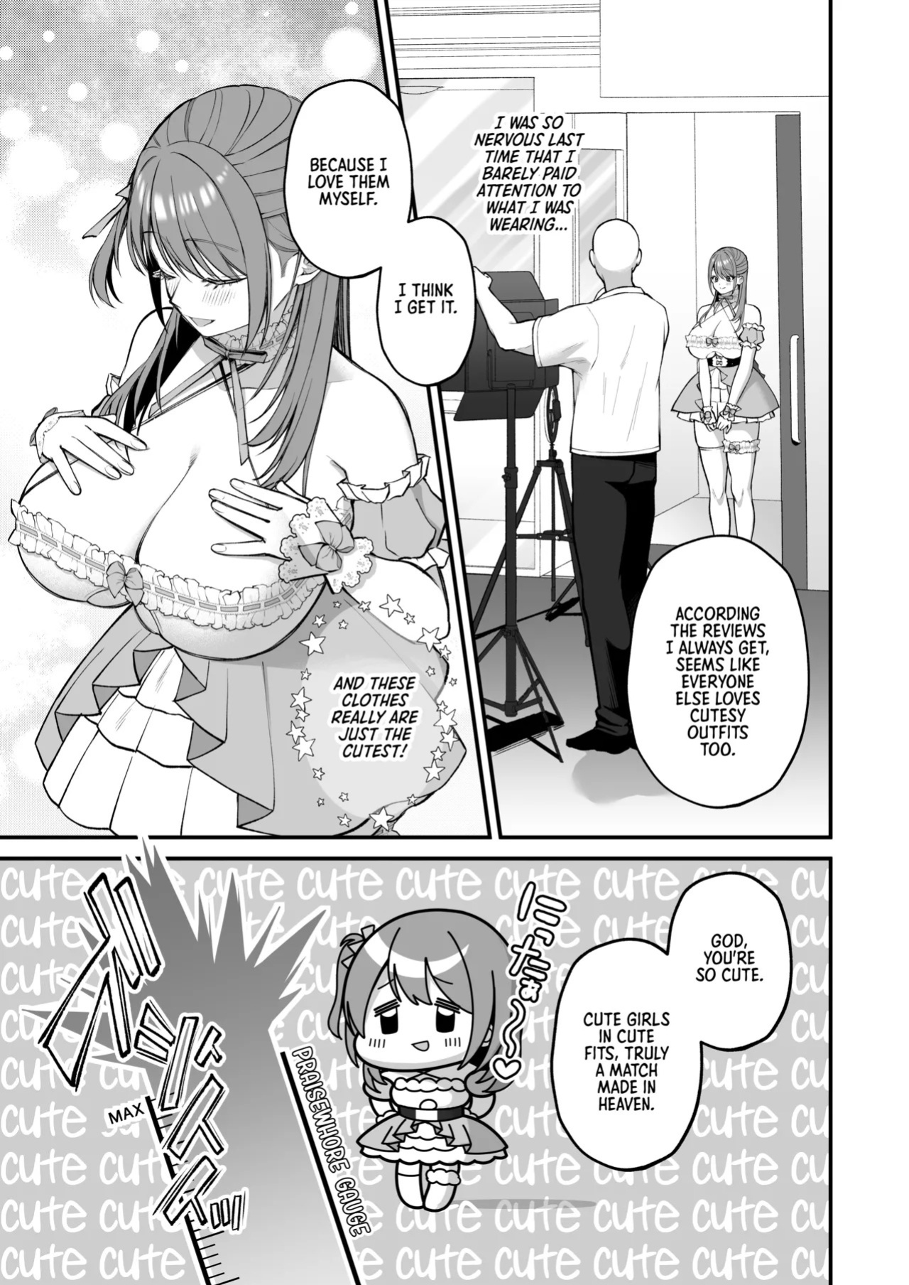 [Ichigo Crown (Yuzuri Ai)] L-Cup Joshidaisei 20cm Chou Dekachin de Doujin AV Debut ~Paizuri Hole de Asobo Hen~ | An L-Cup College Chick's Porn Escapade with a Behemoth - Paizuri Time [English] [Digital]
