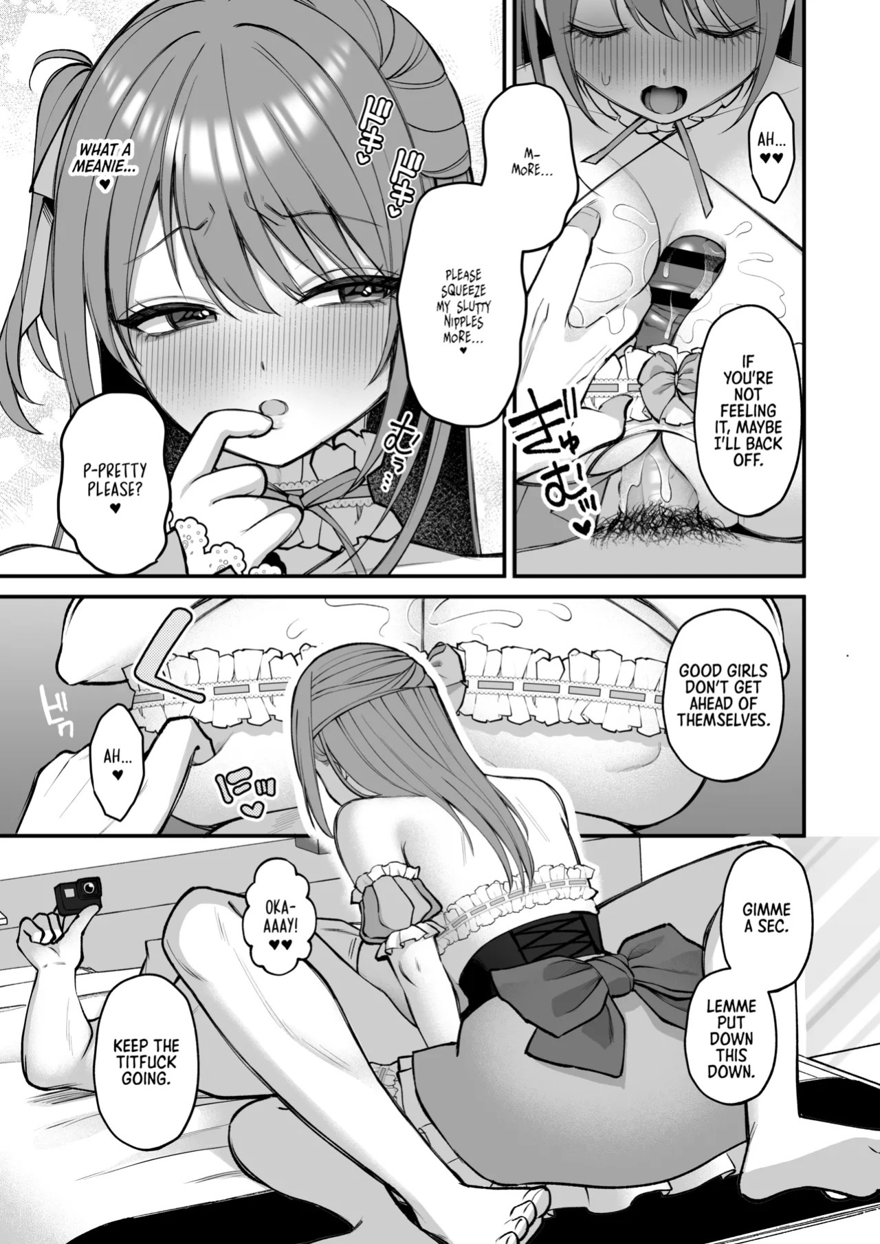 [Ichigo Crown (Yuzuri Ai)] L-Cup Joshidaisei 20cm Chou Dekachin de Doujin AV Debut ~Paizuri Hole de Asobo Hen~ | An L-Cup College Chick's Porn Escapade with a Behemoth - Paizuri Time [English] [Digital]