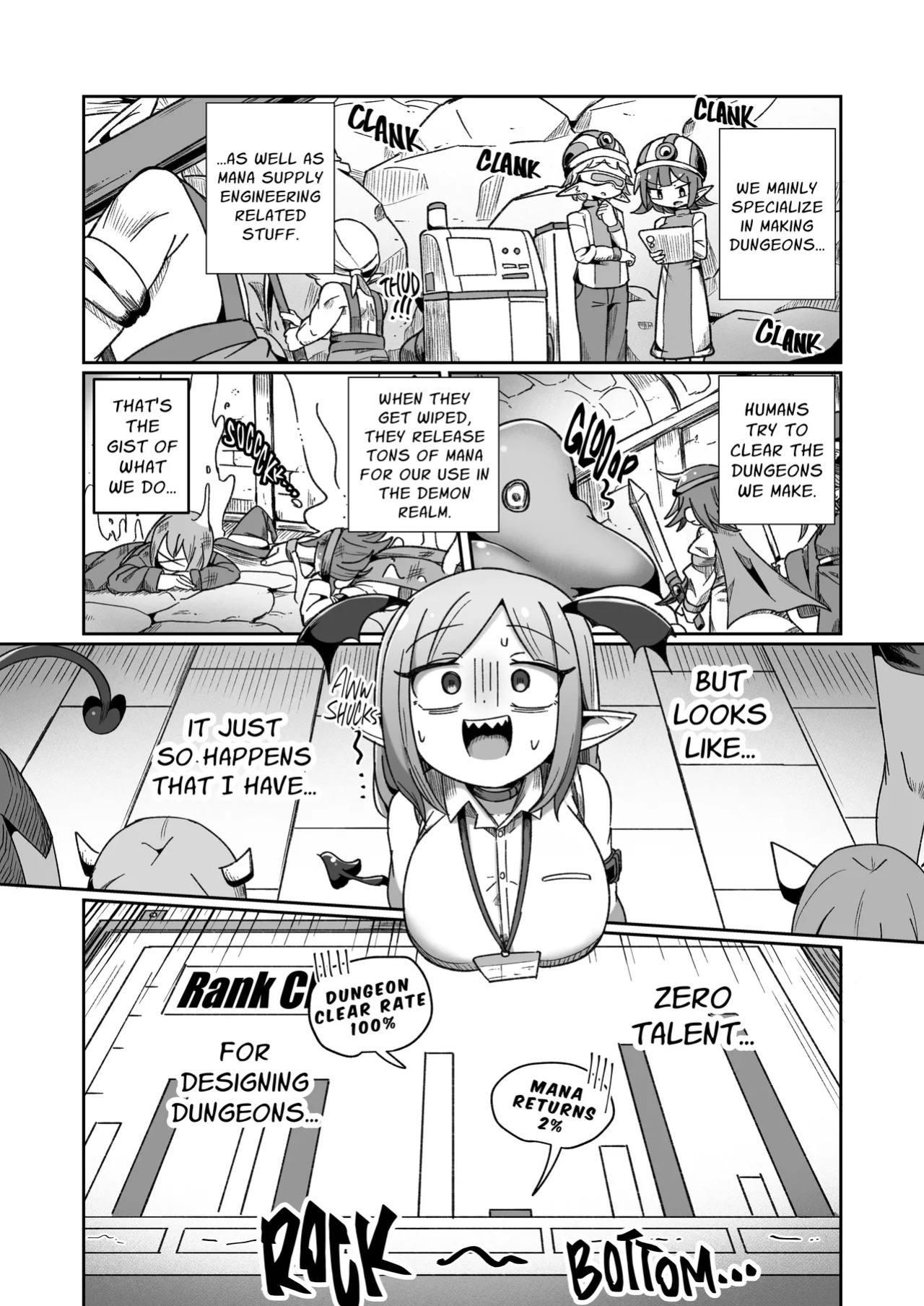 [Echie Kokufuku Aka (Monota)] Kaisha no Kane de Tsukutta Ero Dungeon de Soudai na Onani o Suru Monster Shain-chan | Embezzlement, Ho: Wagie Monster-chan Builds Her Very Own Goon Cave Dungeon [English] [grimalkin]
