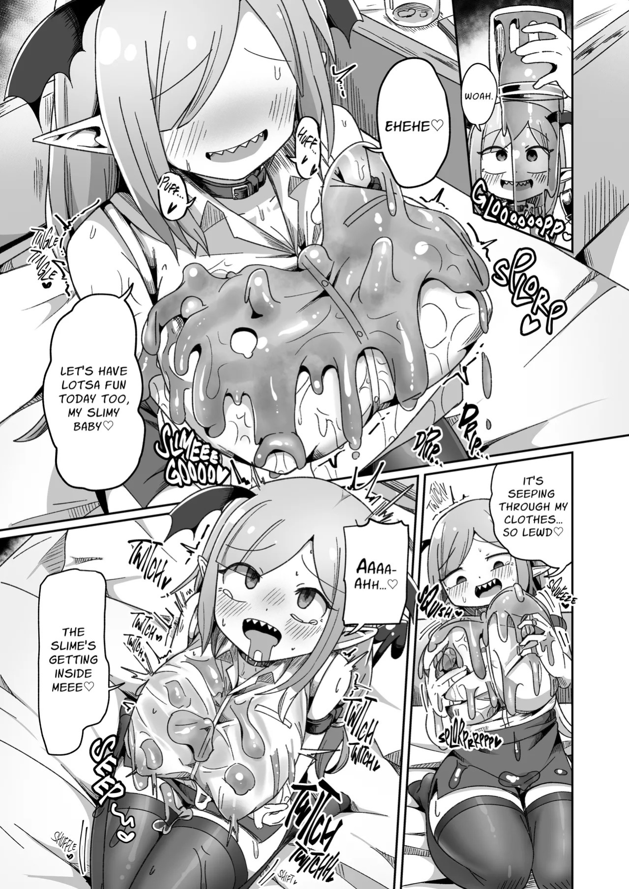 [Echie Kokufuku Aka (Monota)] Kaisha no Kane de Tsukutta Ero Dungeon de Soudai na Onani o Suru Monster Shain-chan | Embezzlement, Ho: Wagie Monster-chan Builds Her Very Own Goon Cave Dungeon [English] [grimalkin]