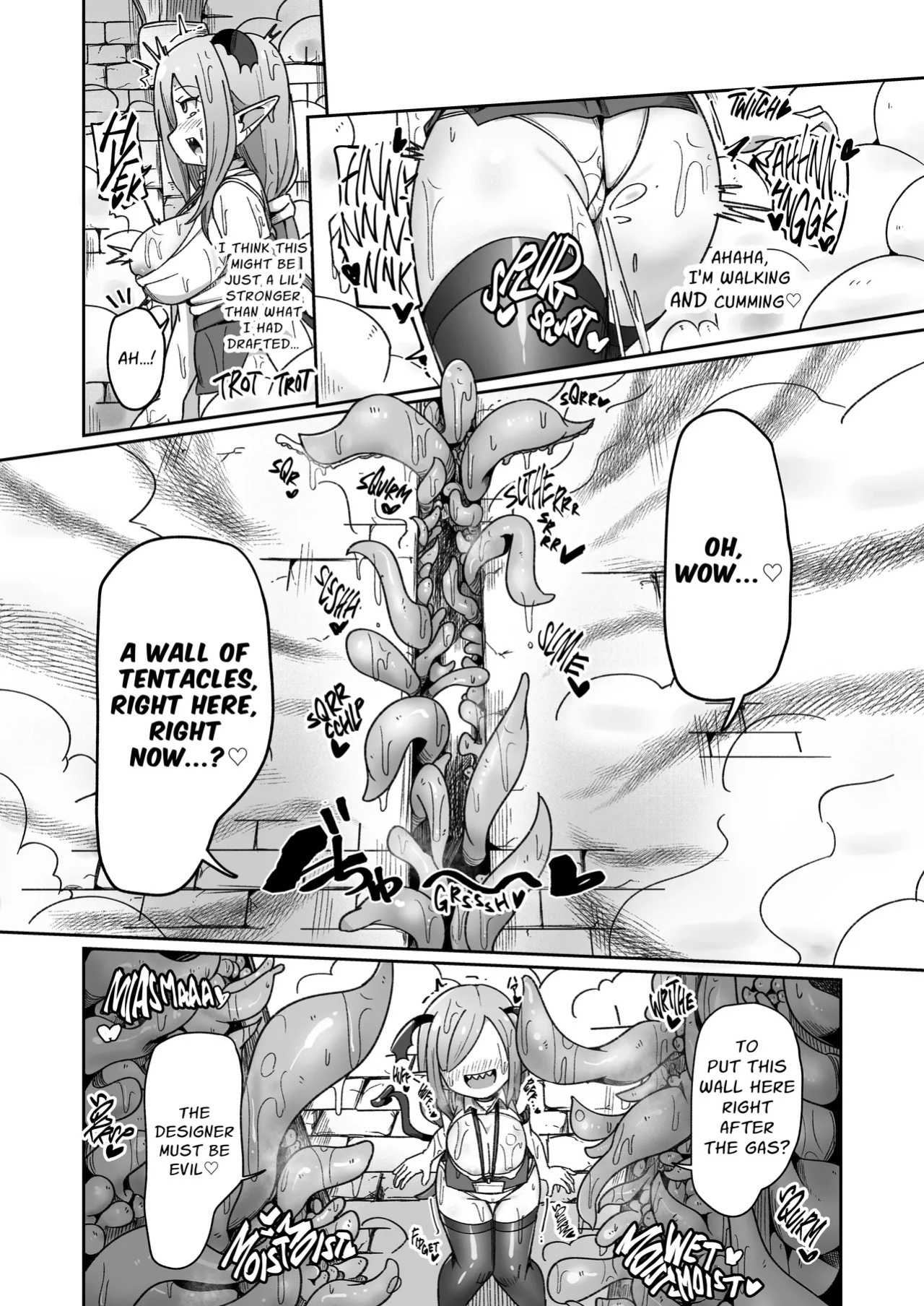 [Echie Kokufuku Aka (Monota)] Kaisha no Kane de Tsukutta Ero Dungeon de Soudai na Onani o Suru Monster Shain-chan | Embezzlement, Ho: Wagie Monster-chan Builds Her Very Own Goon Cave Dungeon [English] [grimalkin]