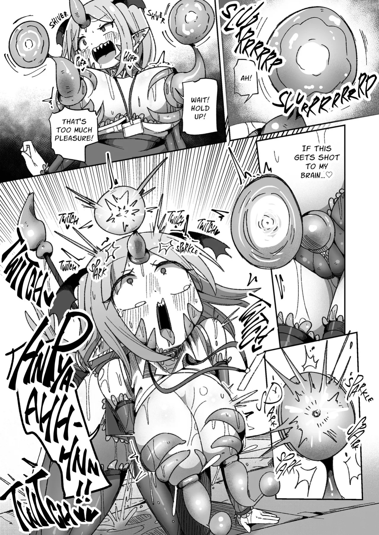 [Echie Kokufuku Aka (Monota)] Kaisha no Kane de Tsukutta Ero Dungeon de Soudai na Onani o Suru Monster Shain-chan | Embezzlement, Ho: Wagie Monster-chan Builds Her Very Own Goon Cave Dungeon [English] [grimalkin]