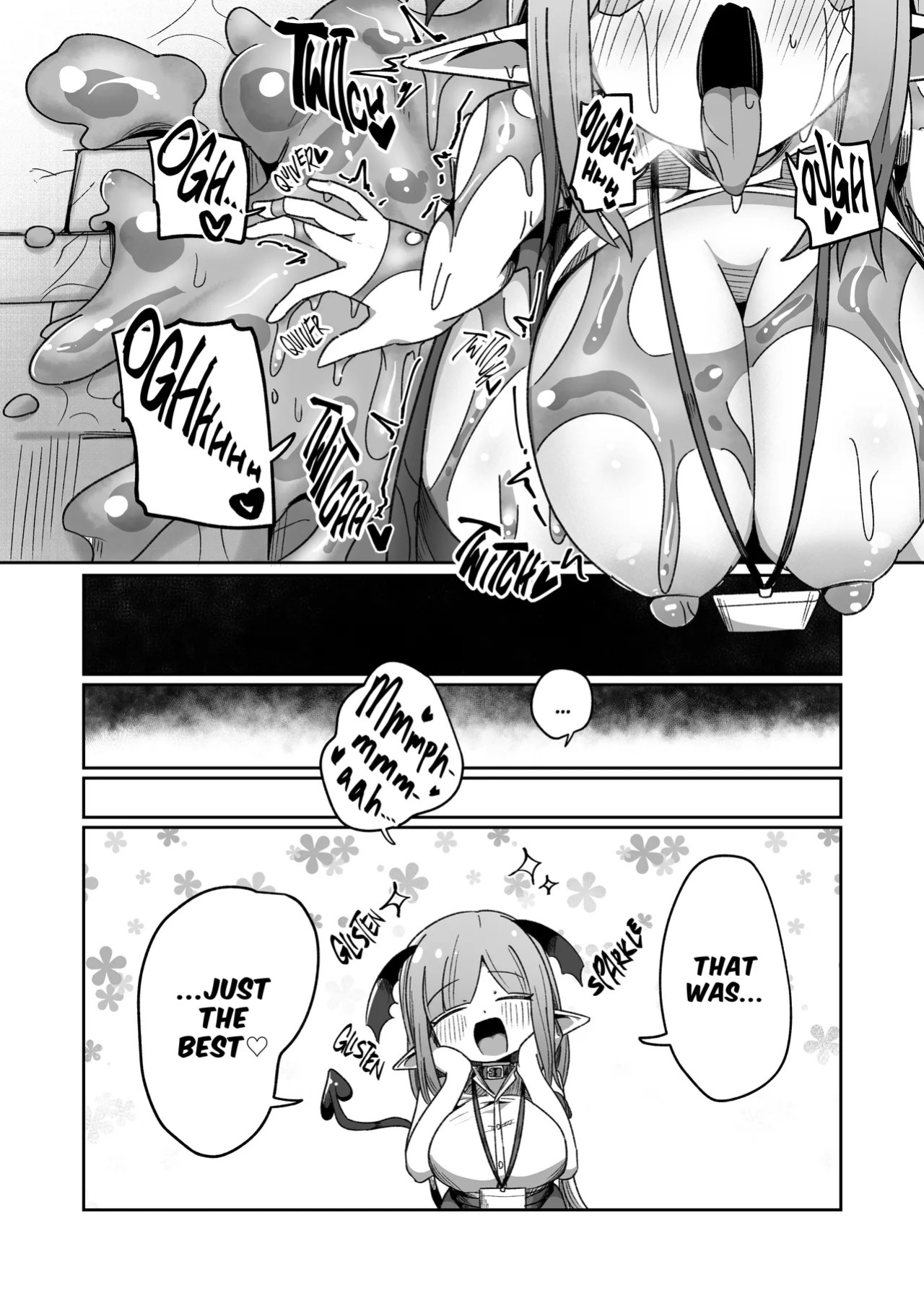 [Echie Kokufuku Aka (Monota)] Kaisha no Kane de Tsukutta Ero Dungeon de Soudai na Onani o Suru Monster Shain-chan | Embezzlement, Ho: Wagie Monster-chan Builds Her Very Own Goon Cave Dungeon [English] [grimalkin]