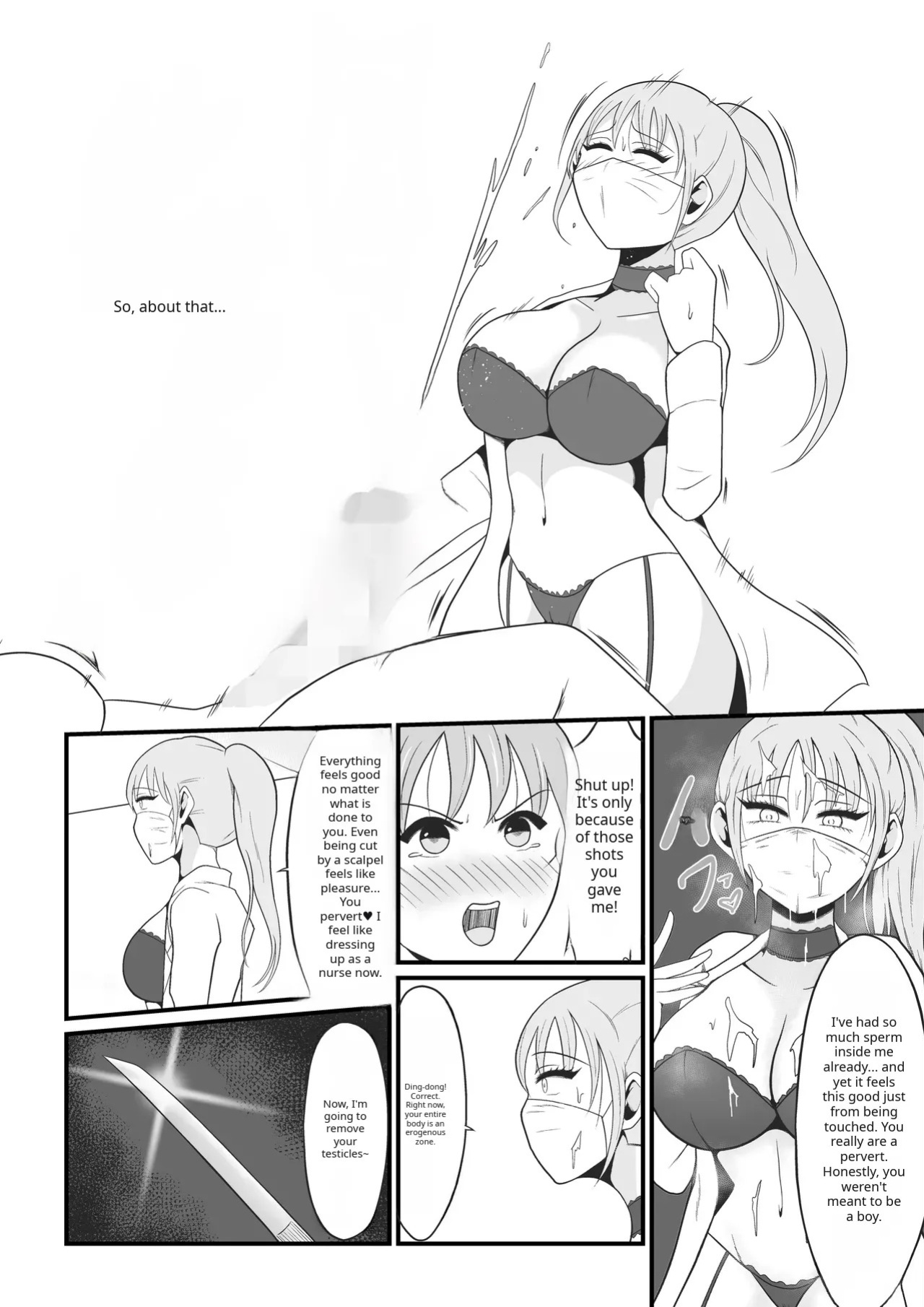 [Ikeneko-shokudou (Ikeneko)] [TS Pleasure Corruption] The Day "Ore" Became "Atashi" ~A Super-Realistic VR Feminization Naughty Vicarious Experience~