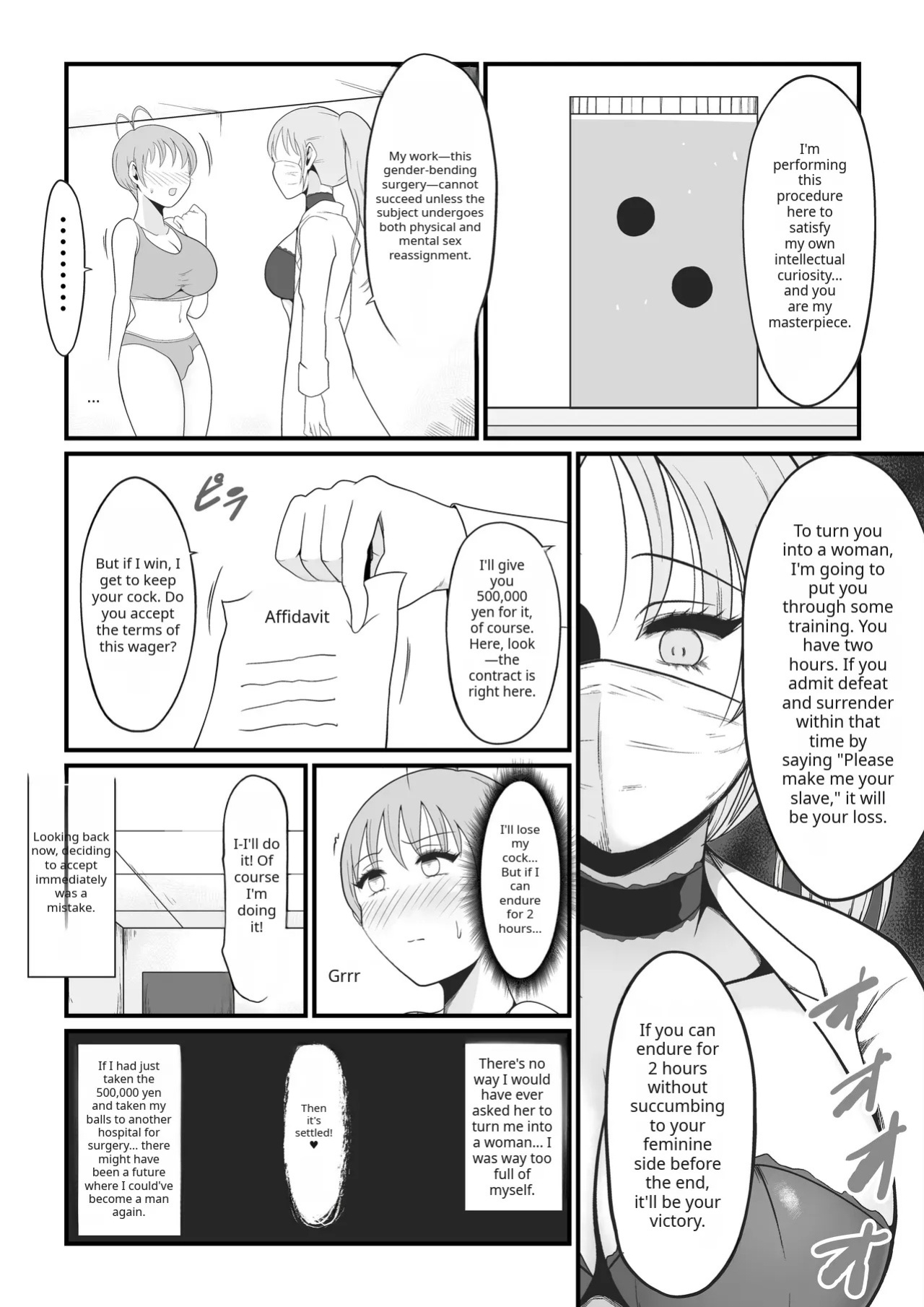 [Ikeneko-shokudou (Ikeneko)] [TS Pleasure Corruption] The Day "Ore" Became "Atashi" ~A Super-Realistic VR Feminization Naughty Vicarious Experience~