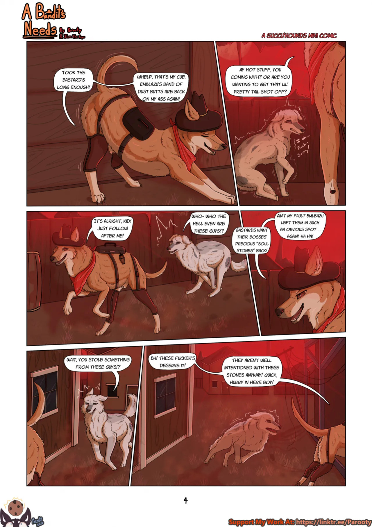 [Parooty] Succu'Hounds: A Bandit's Needs (Ongoing)