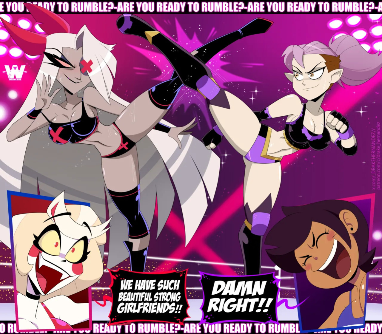 [DRAKE-HERNANDEZ] Chaggie vs Lumity (Hazbin Hotel/The Owl House)