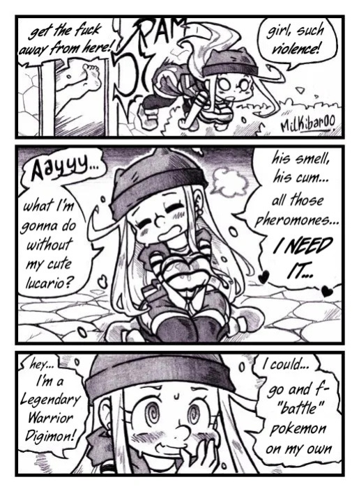 [Milkibar00] Take Care of my Lucario: Part 3 (Pokemon, Digimon Frontier) [English]