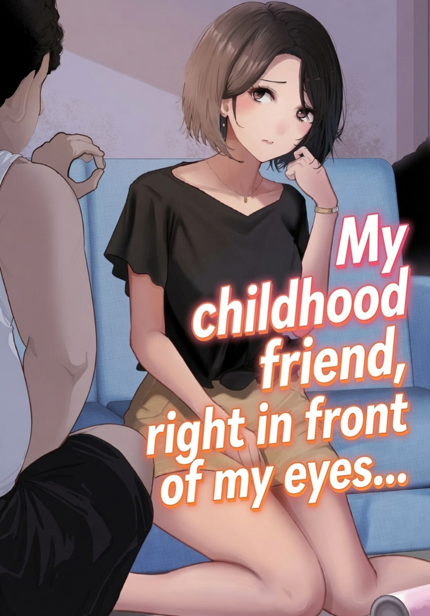 My childhood friend, right in front of my eyes... [Riaru (Chesuno)]
