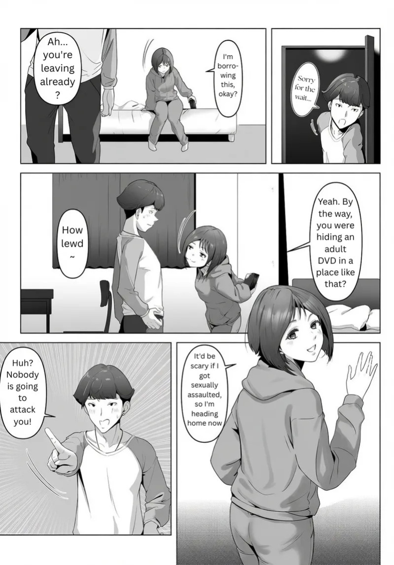 My childhood friend, right in front of my eyes... [Riaru (Chesuno)]
