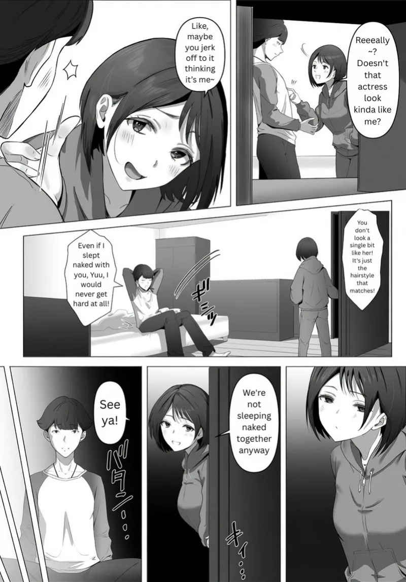 My childhood friend, right in front of my eyes... [Riaru (Chesuno)]