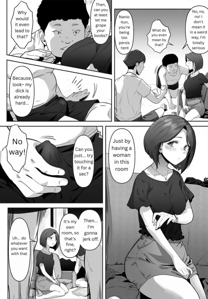 My childhood friend, right in front of my eyes... [Riaru (Chesuno)]