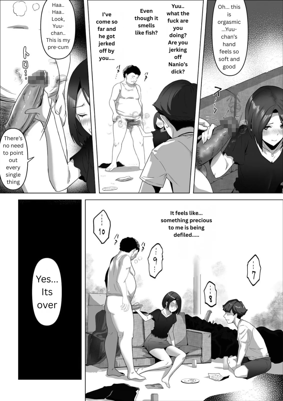 My childhood friend, right in front of my eyes... [Riaru (Chesuno)]