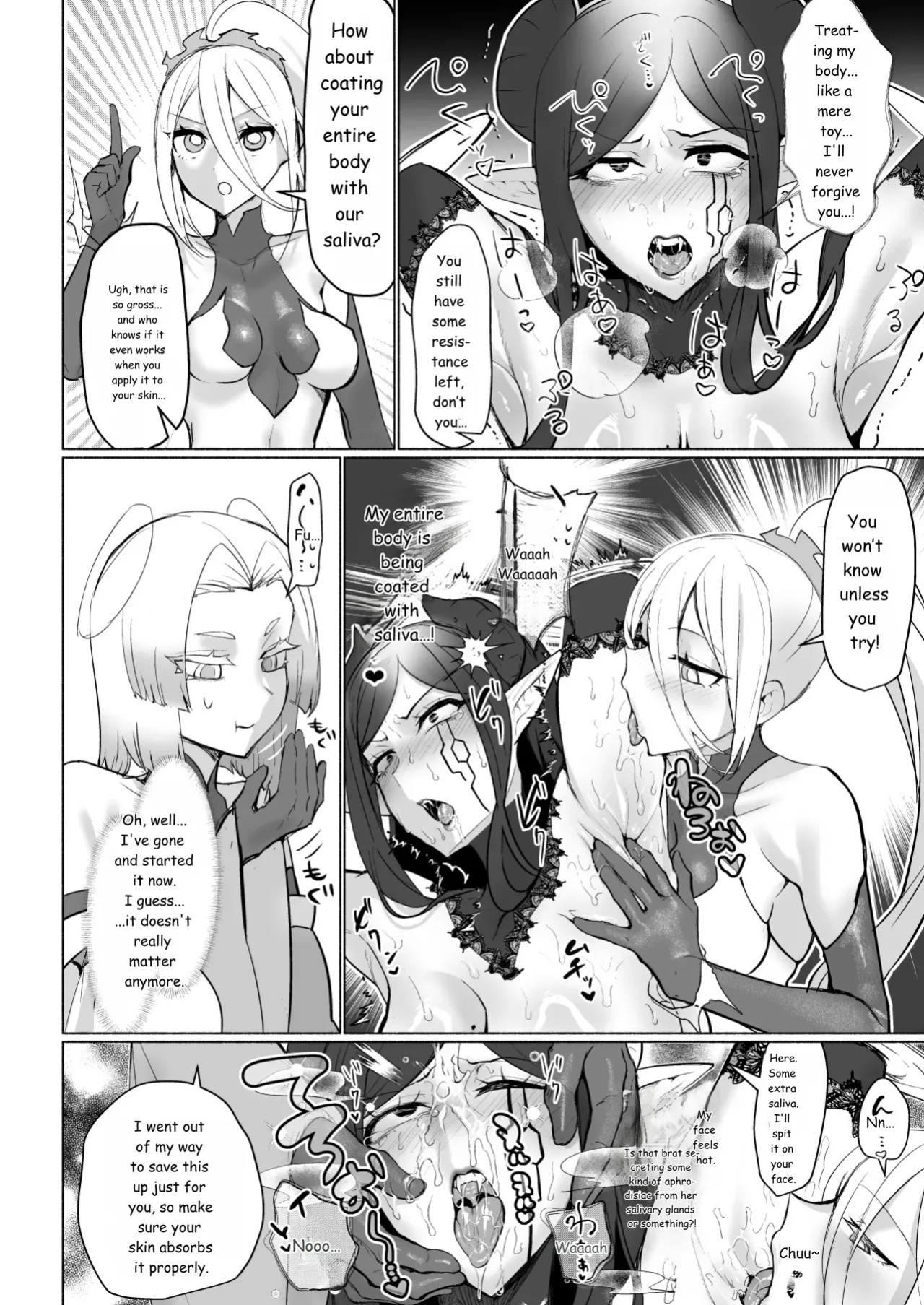 [Aburanabeshiki (puru)] Aku no Onna Kanbu Seigi Ochi Villian Cattle [Digital] [English] [MTL]