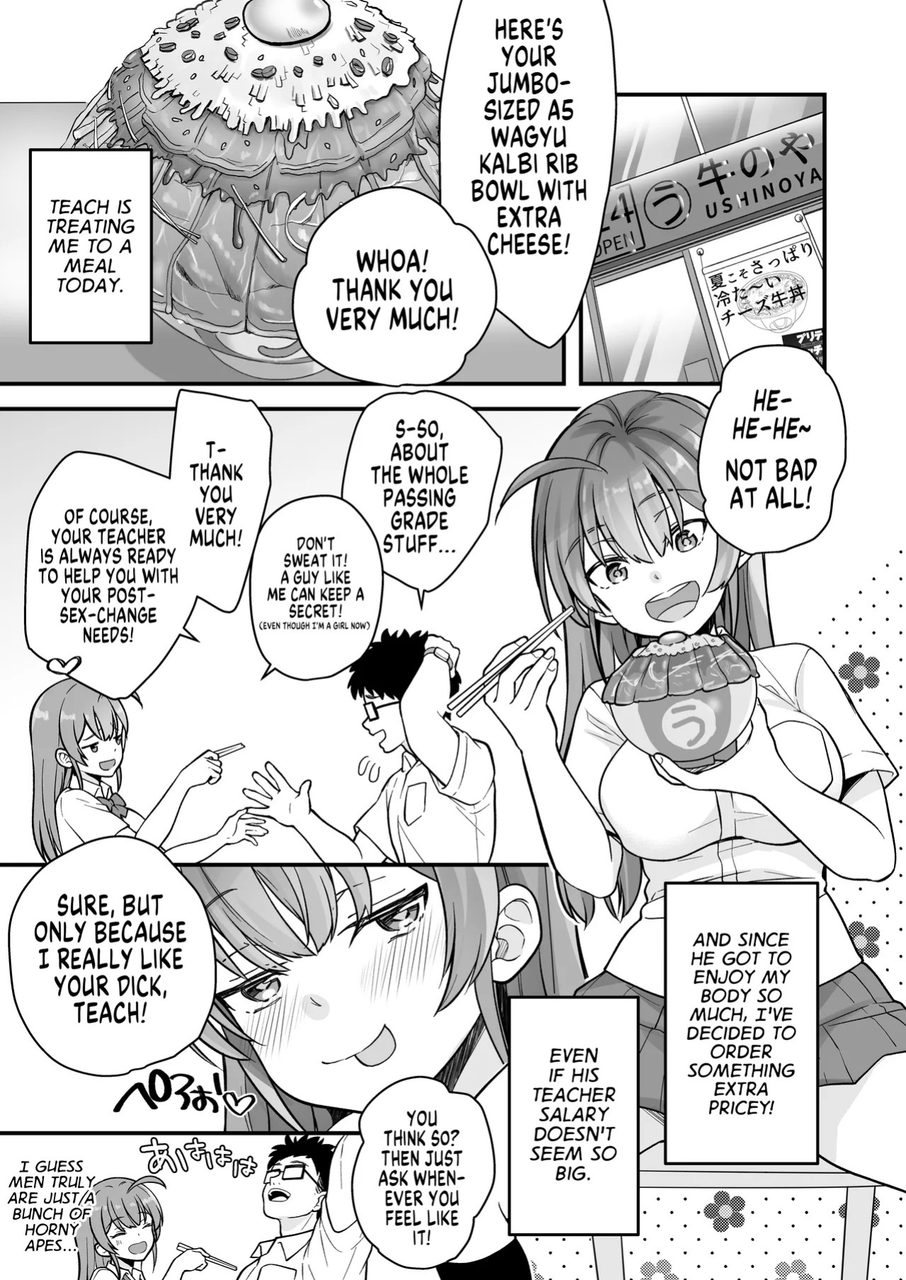 [Naruchikukai (Naruchiku)] Teihen no Boku ga TS tta node Sensei to Dosukebe Sex o Yattemita | The Loser Me Got Turned Into a Girl, so I Tried Having Degenerate Sex With My Teacher [English] [GTF] [Digital]