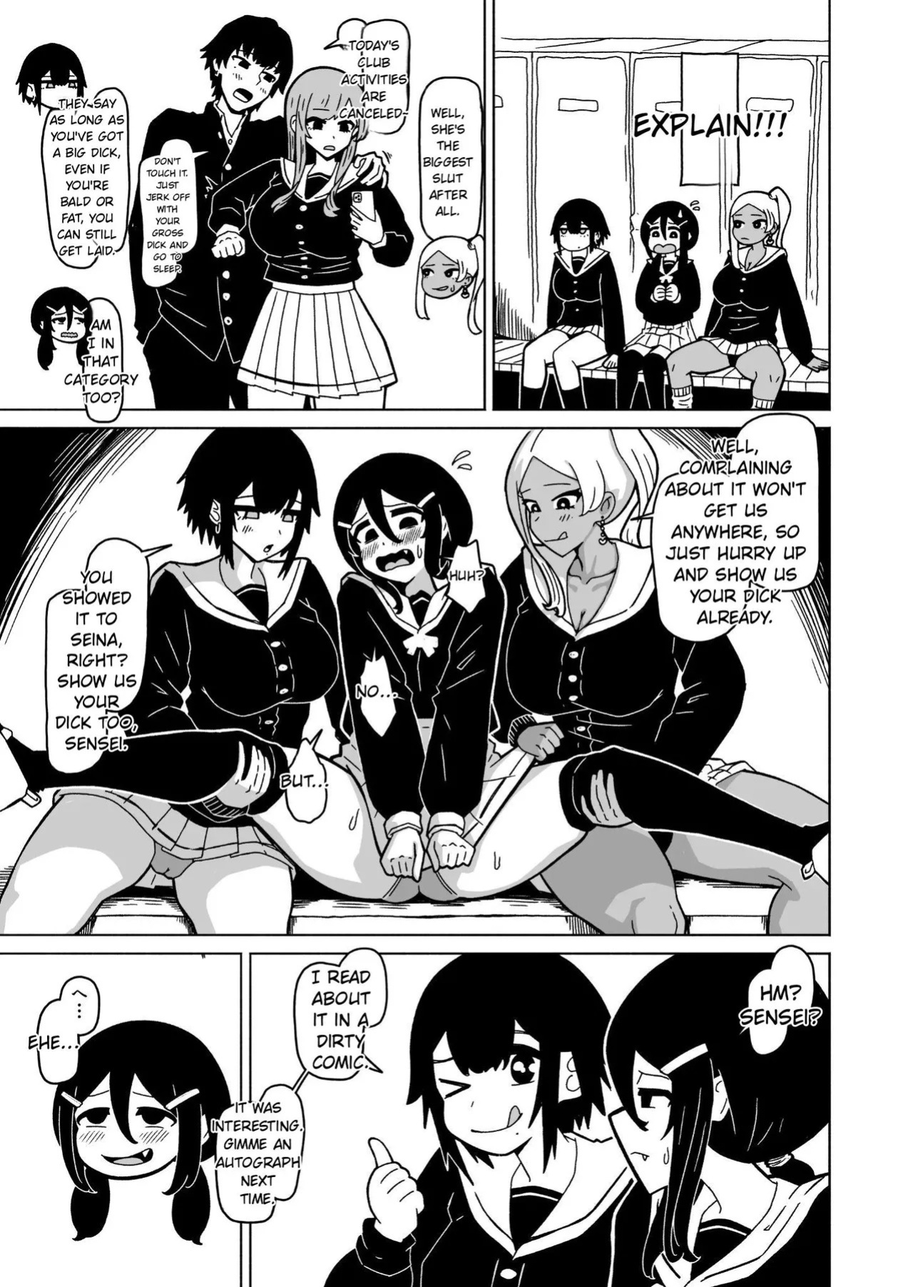[Late-Night Episode] A Futanari Introvert Who Eventually Sets Up a Sex Room and Has Wild Sex with the Class Gals