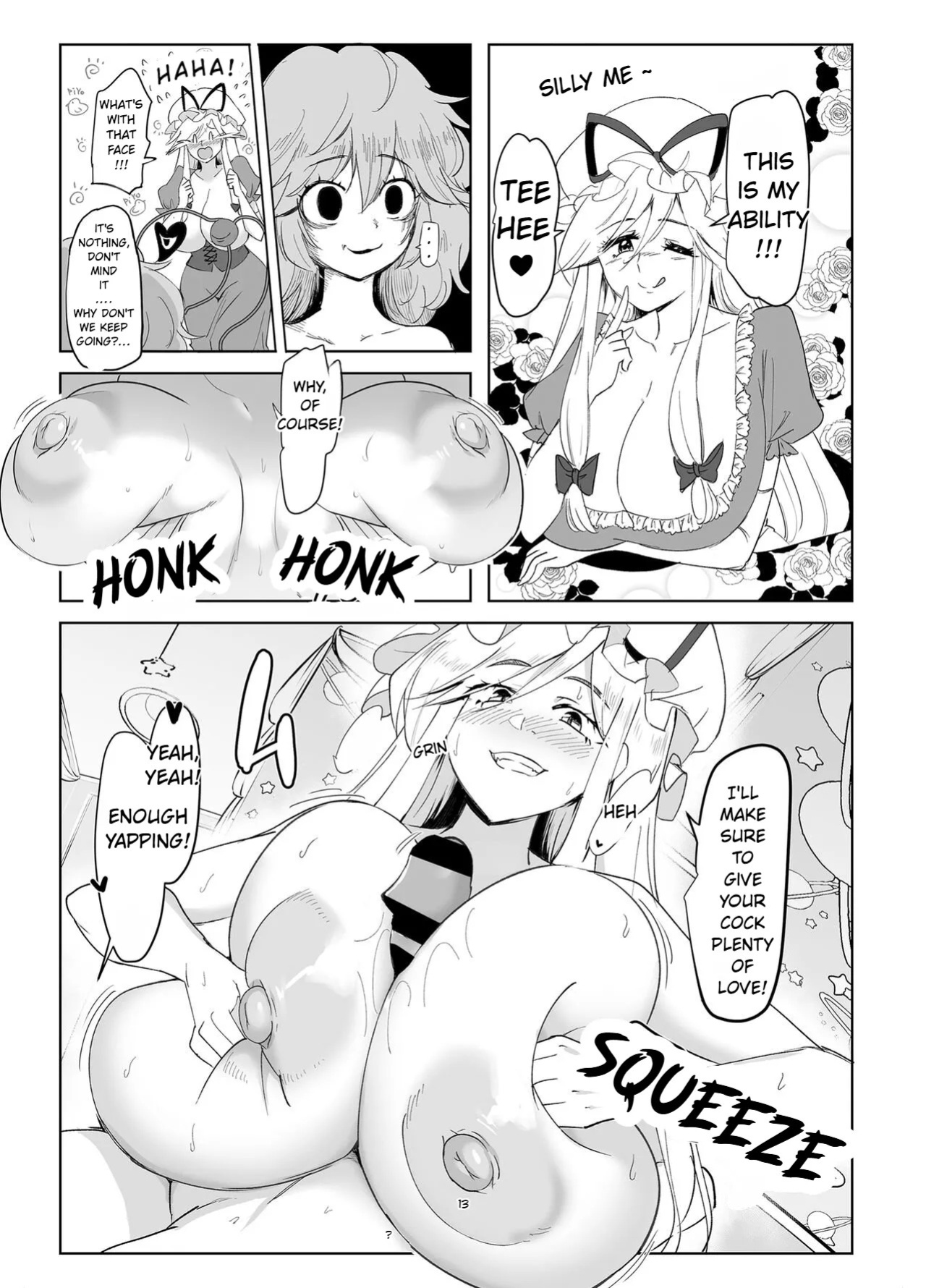 [Donut Ike (Hasunoue Baitsu)] Muishiki ni Muriyari ni | subconsciously and forcefully (Touhou Project) [English] [Digital]