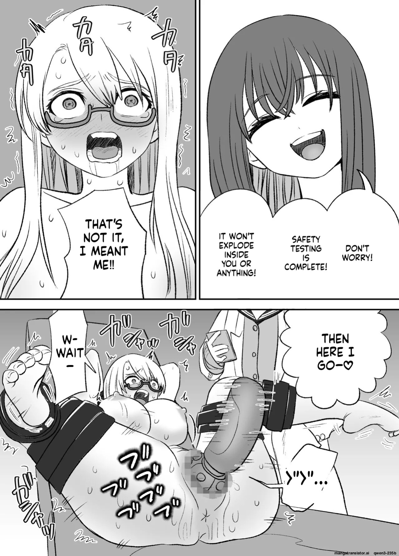 [Eichi Kenkyuujo (Blank)] Omocha Kaihatsubu Joshu-chan no Sanzan na Nichijou [English] [SCANMTL]
