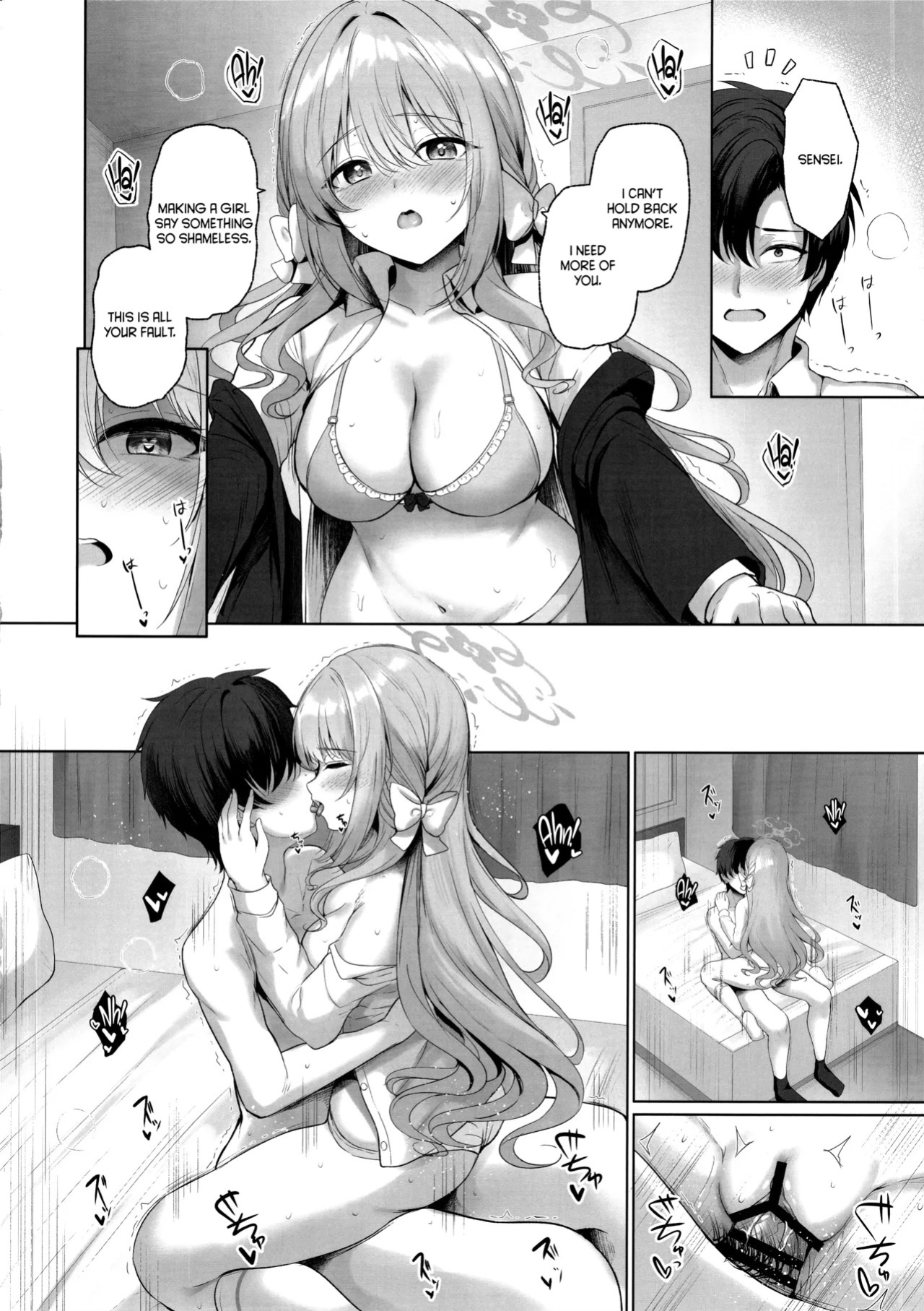(C107) [Twilight Road (Tomo)] KORE HA ZENBU SENSEI NO SEIDESUKARA. + "Gouhou" deshitara... Daijoubu desu (Blue Archive) [English] [Tea Party Scans]