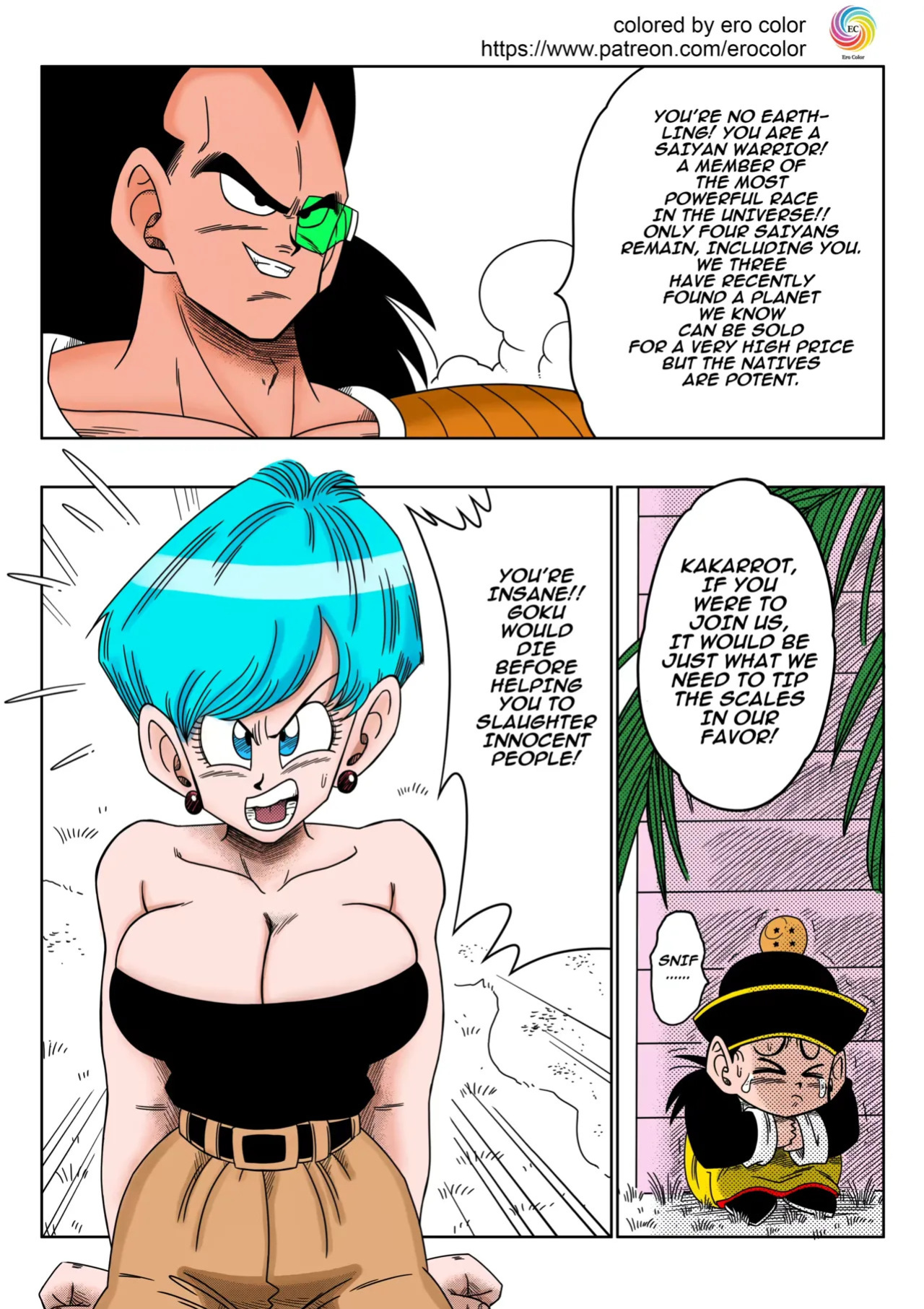 [Yamamoto] Bulma ga Yuukai Sareta! EVIL BROTHER (Colored)