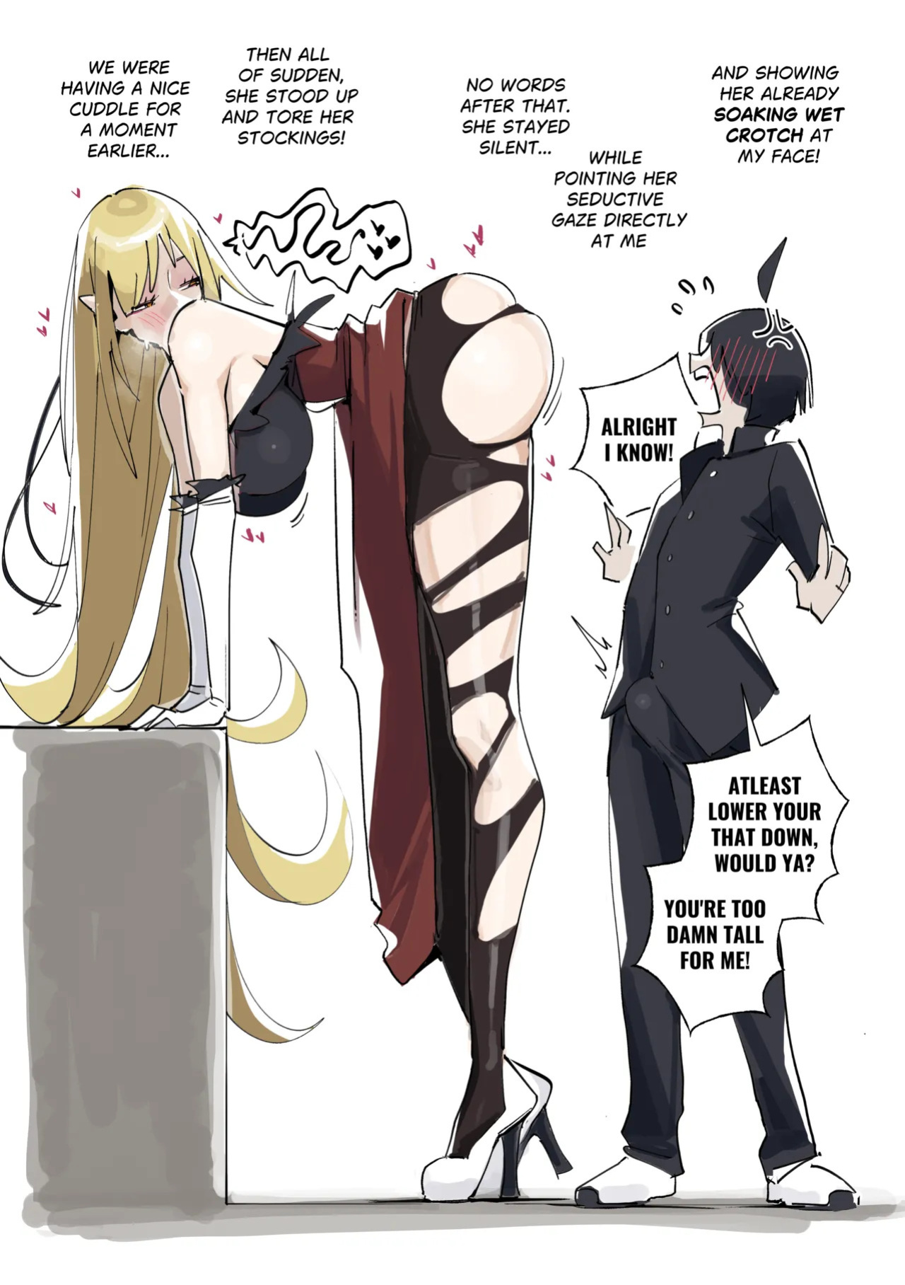 [ohkohaku] How Do I Reach That Height (Bakemonogatari) [English)
