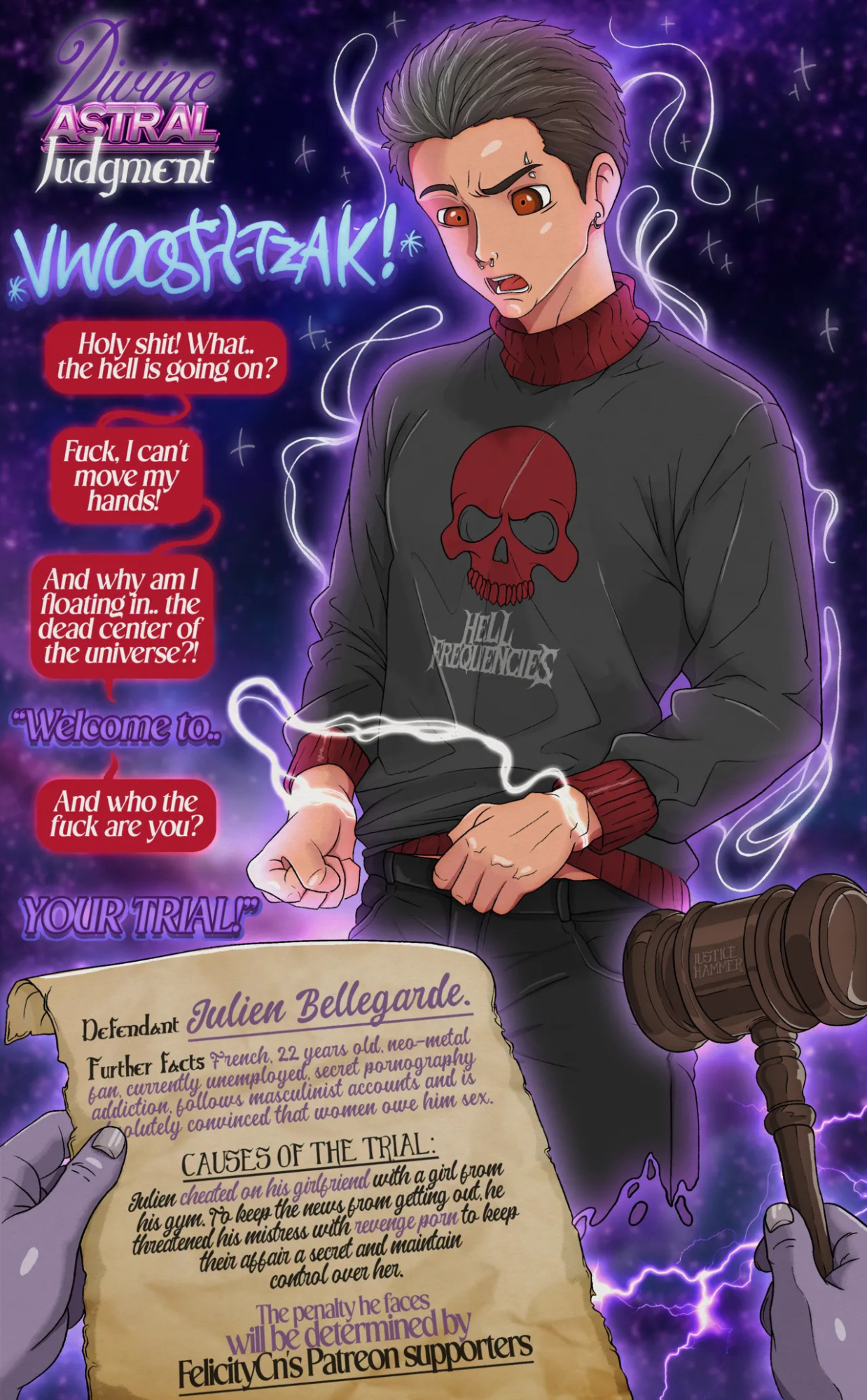[FelicityCn] Divine Astral Judgment: Julien Bellegarde, Cheater