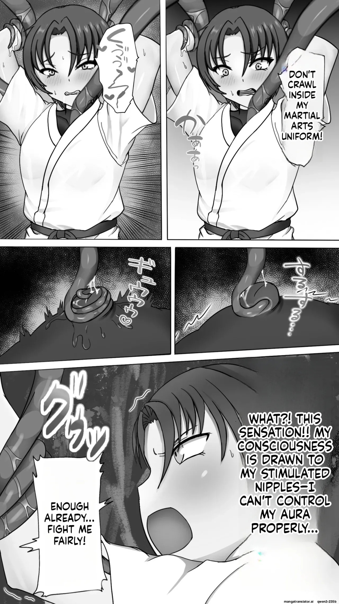 [Haitokutekina anahoriusagi] Shokusyu ni haiboku ! Kakutou musume chikubi iki & naedoko ka (SCANMTL)