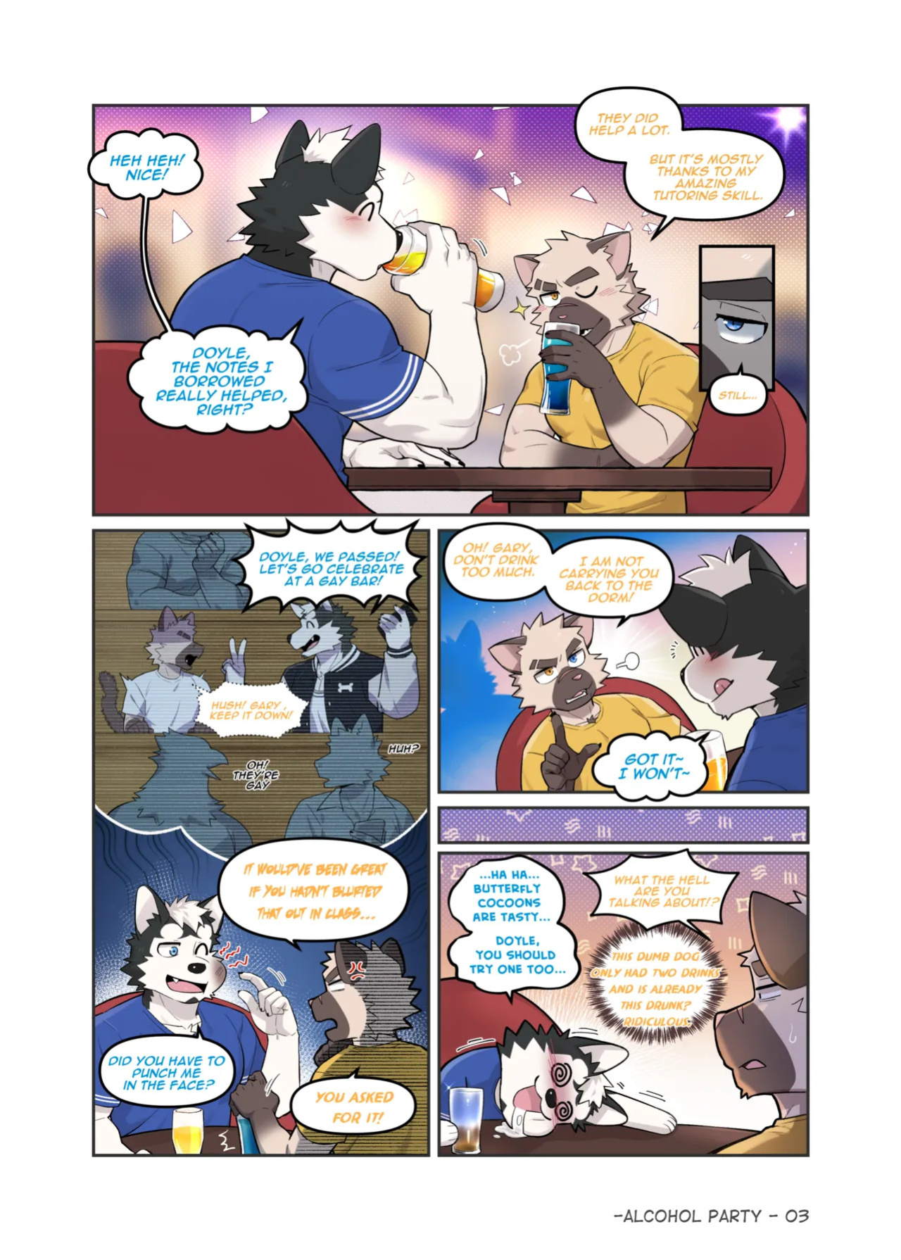 [Kumayaki (Luwei)] Alcohol Party [English] (Uncensored)