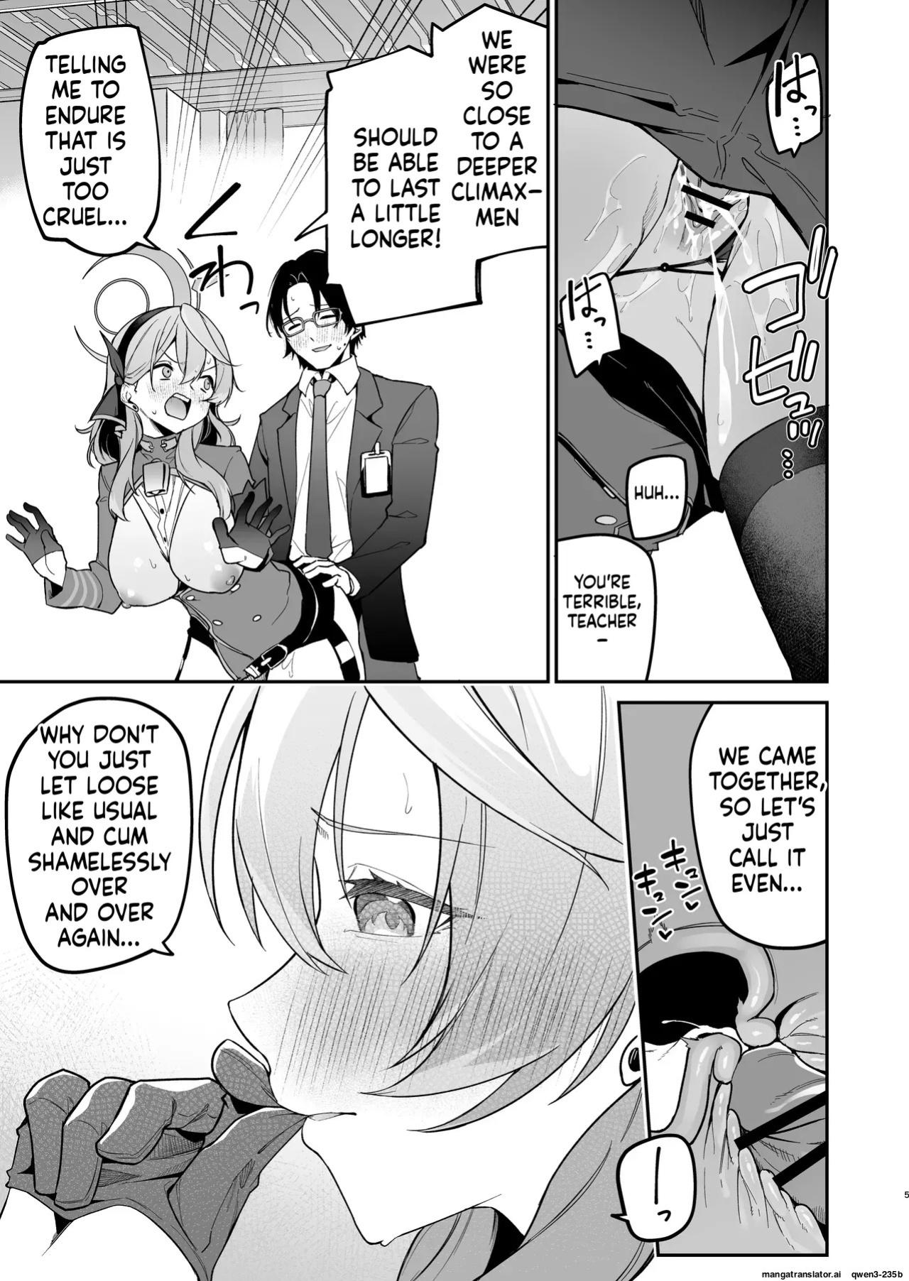 [Jun Tokutyu Kuromask (Hetaren)] Administrative Officer Revenge Match (Blue Archive) [English] [SCANMTL] [Digital]