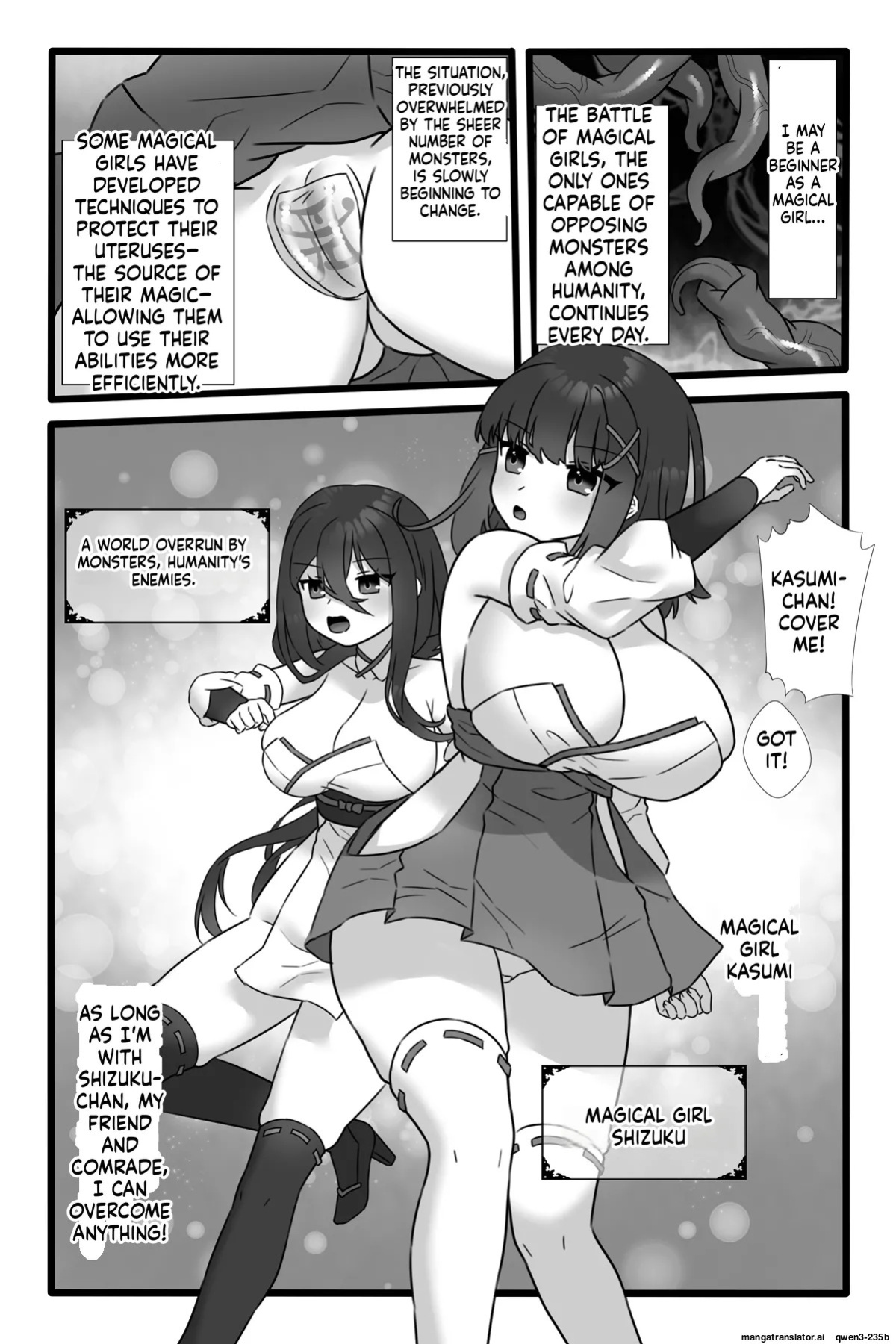 [Sayoyuri Hako (Sayoyuri)] Mahou Shoujo Akushoku 1.5 ~Rensa Futanari Yuri Ingoku~ | Magical Girl Akushoku 1.5 ~Chain Hermaphrodite Yuri Pleasure Prison~ [English] [SCANMTL]
