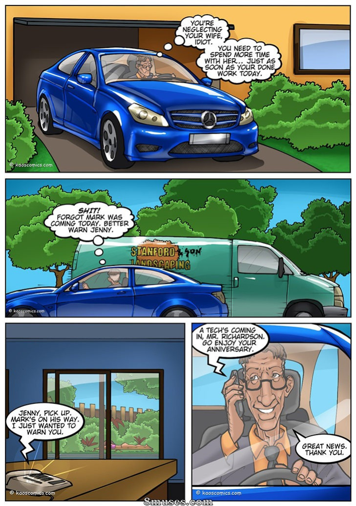 [Kaos] The Wife And The Black Gardeners (Full Comic)