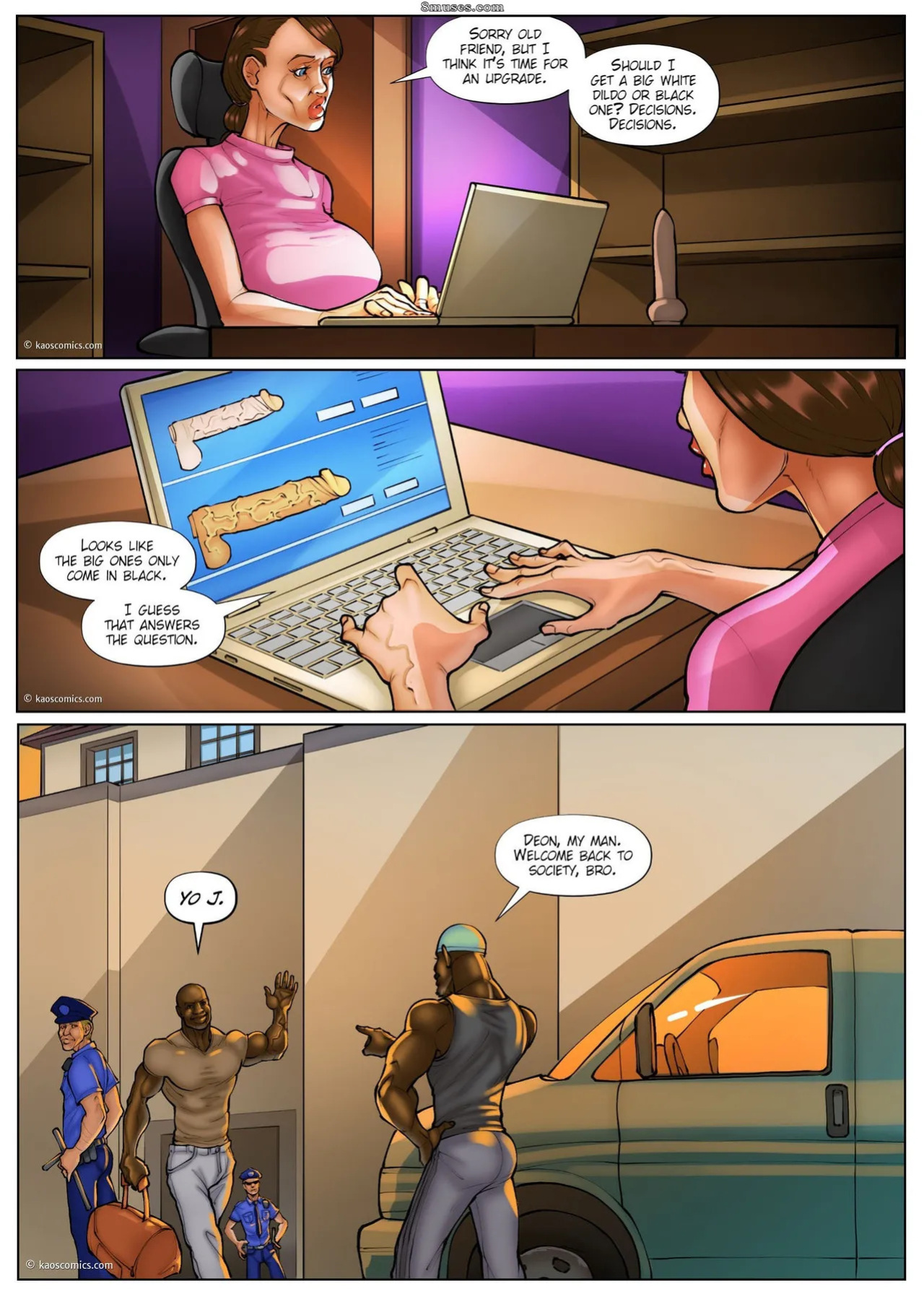[Kaos] The Wife And The Black Gardeners (Full Comic)