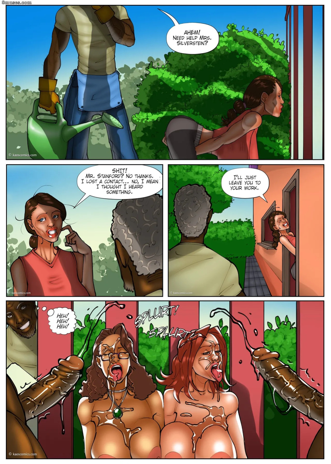 [Kaos] The Wife And The Black Gardeners (Full Comic)