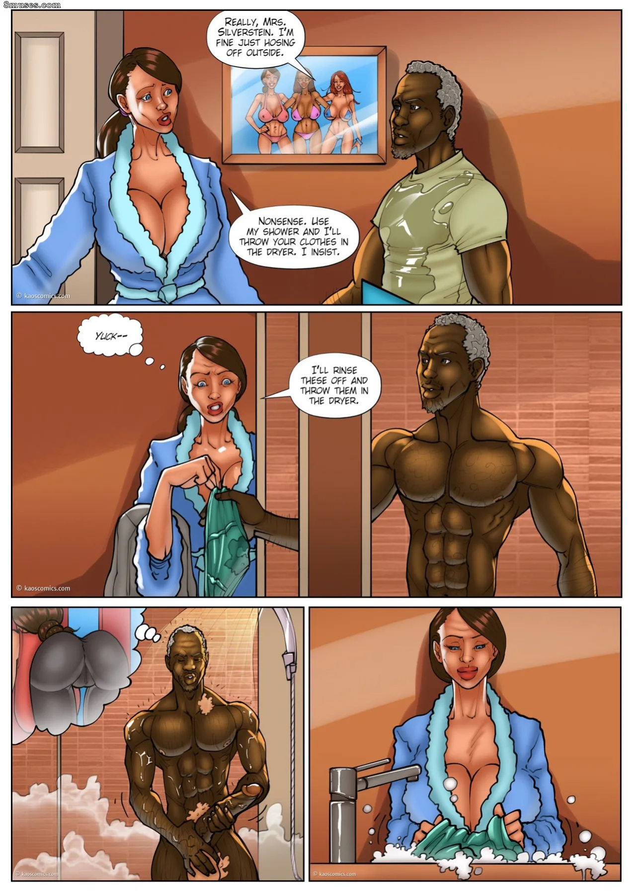 [Kaos] The Wife And The Black Gardeners (Full Comic)