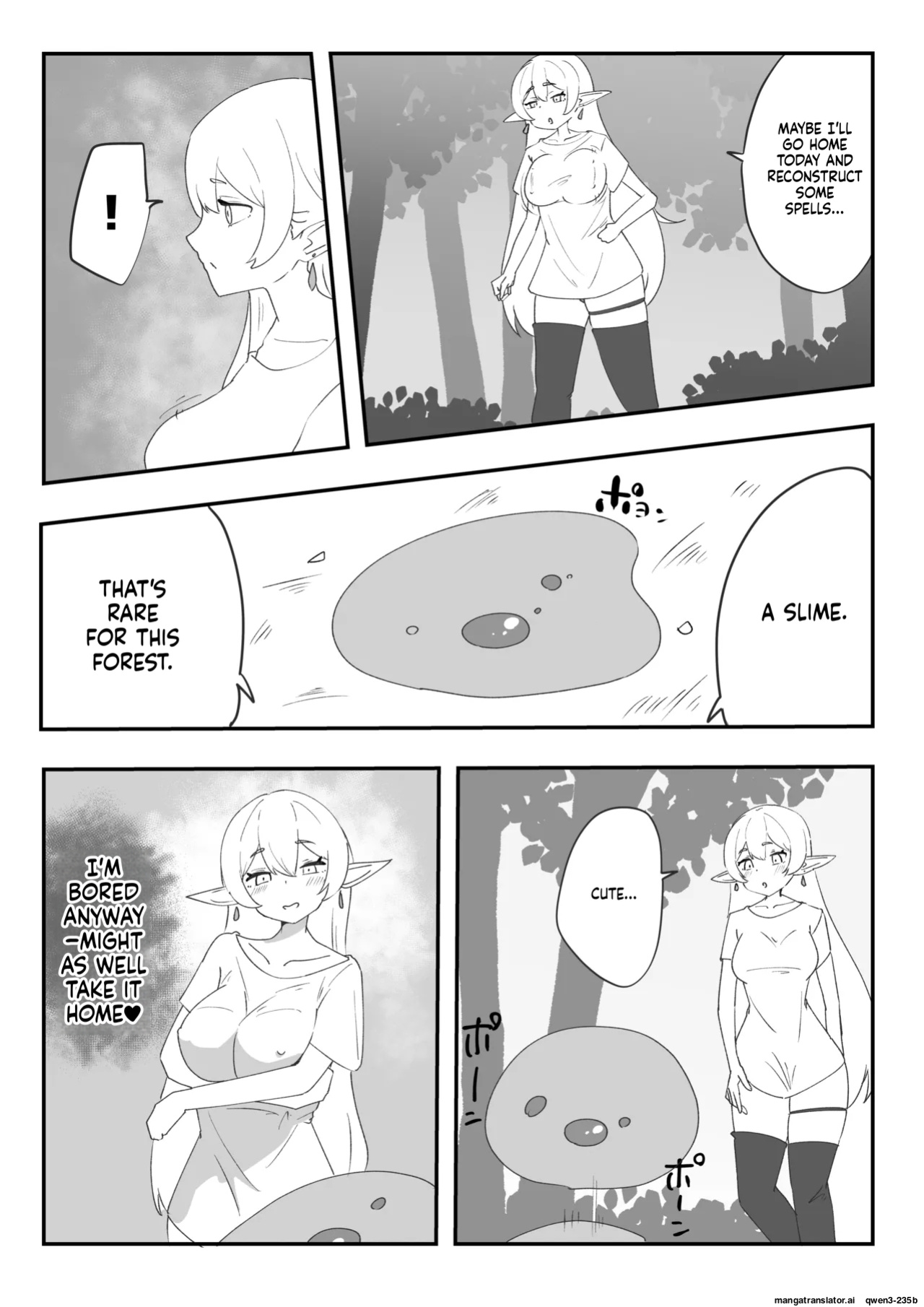 [TAOPOPO] Minarenai Shokushu Slime o Hirotta Dakenanoni (SCANMTL)