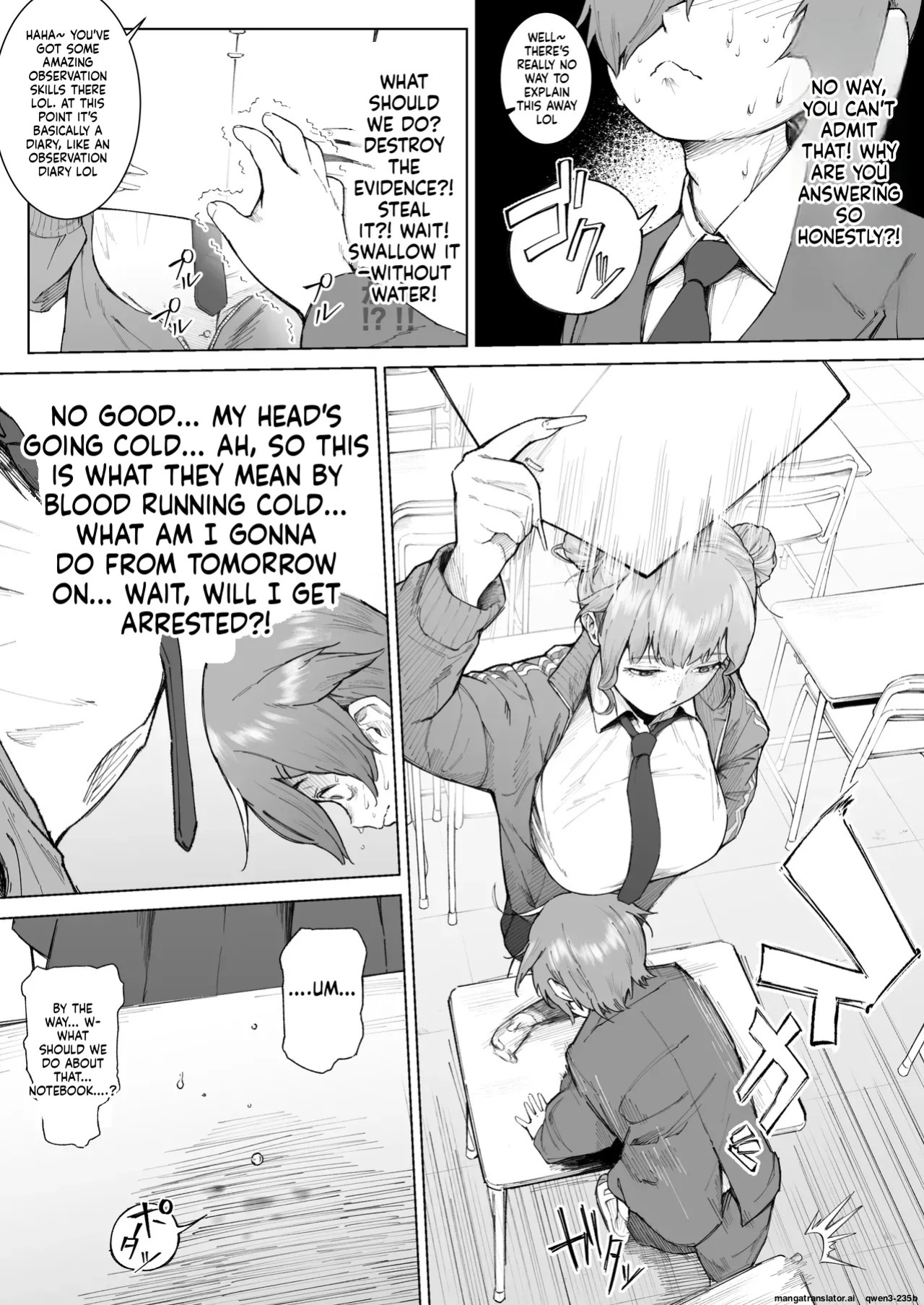 [Love Tororon (Benten Korehito)] Hey, aren't you using me as your "fap material"? ~The story of how I got caught using the tall, gal-type girl in my class as my fap material