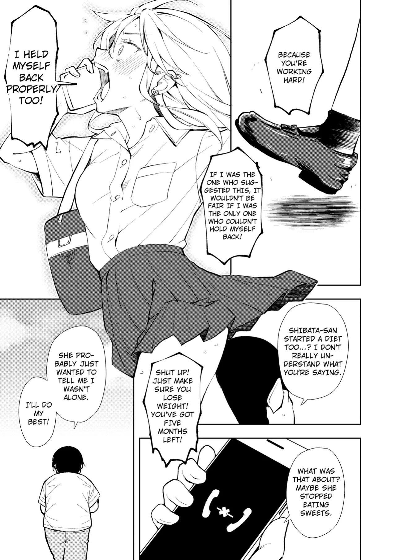 [Nagosuzu Infinity (Suzuki Nago)] Yasemase to Shin-kun!! [English] [Digital]