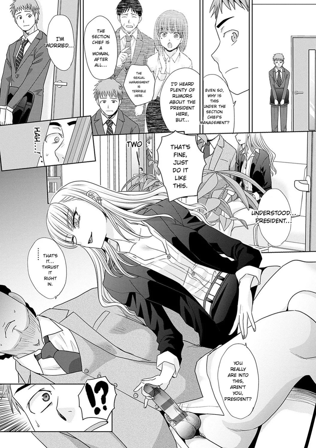 [Itaba Hiroshi] Tsukiyono Kachou wa Gal o Yamerarenai - Tsukiyono The manager can't quit a gal [English]