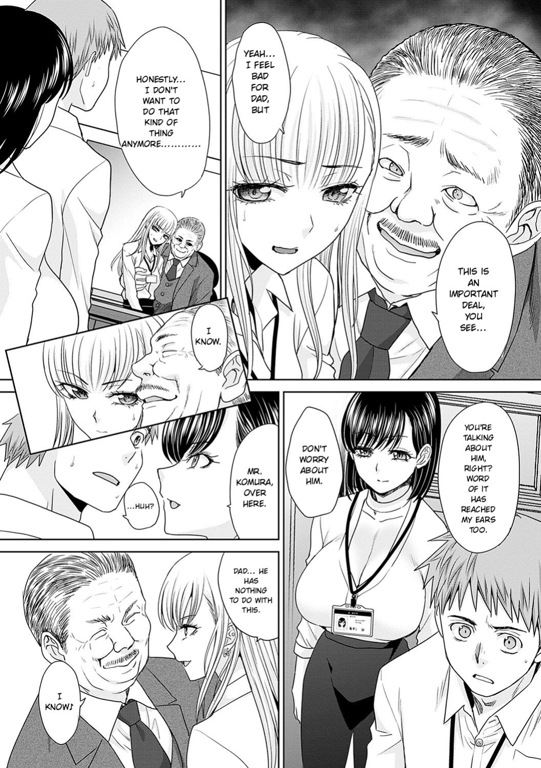[Itaba Hiroshi] Tsukiyono Kachou wa Gal o Yamerarenai - Tsukiyono The manager can't quit a gal [English]
