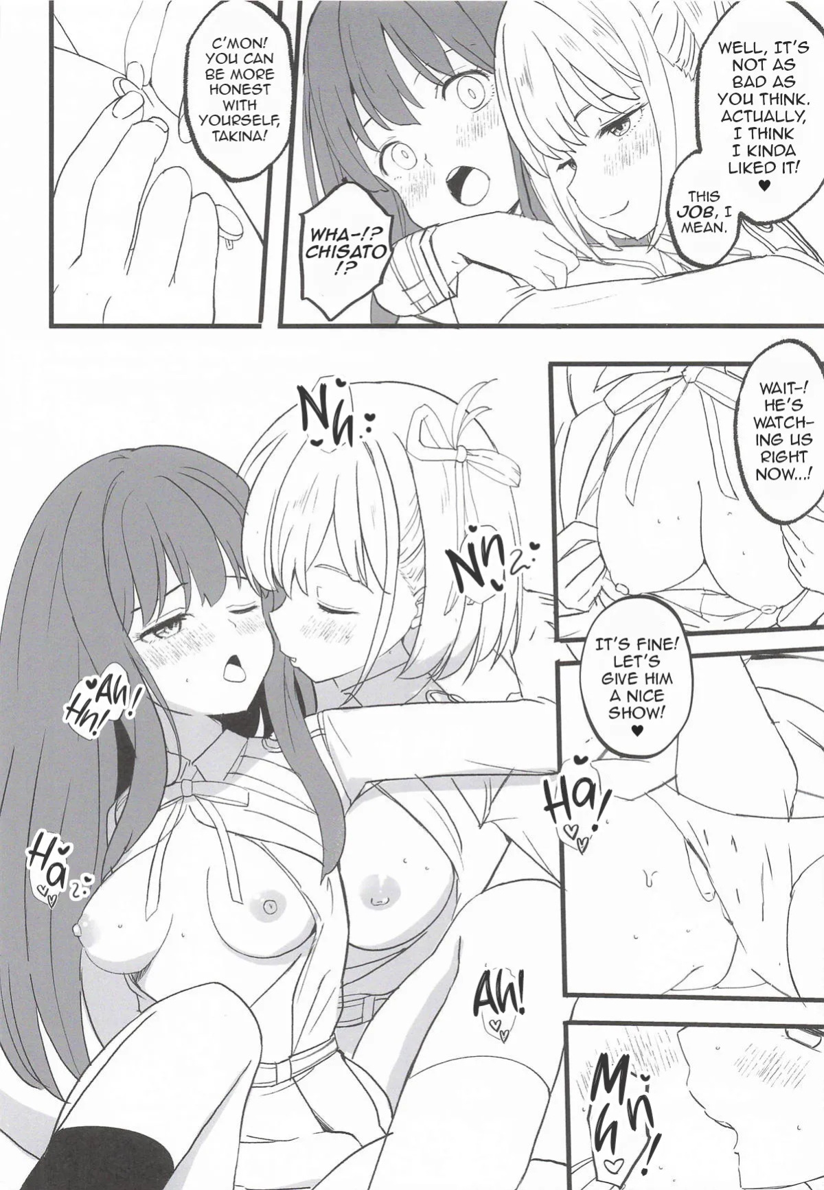 (COMIC1☆28) [MAD CAPSULE (Tsumiki)] Lycoris no Ecchi na Hon 11 | Lycoris Lewd Book Ch. 11 (Lycoris Recoil) [English] [DeppoTL]