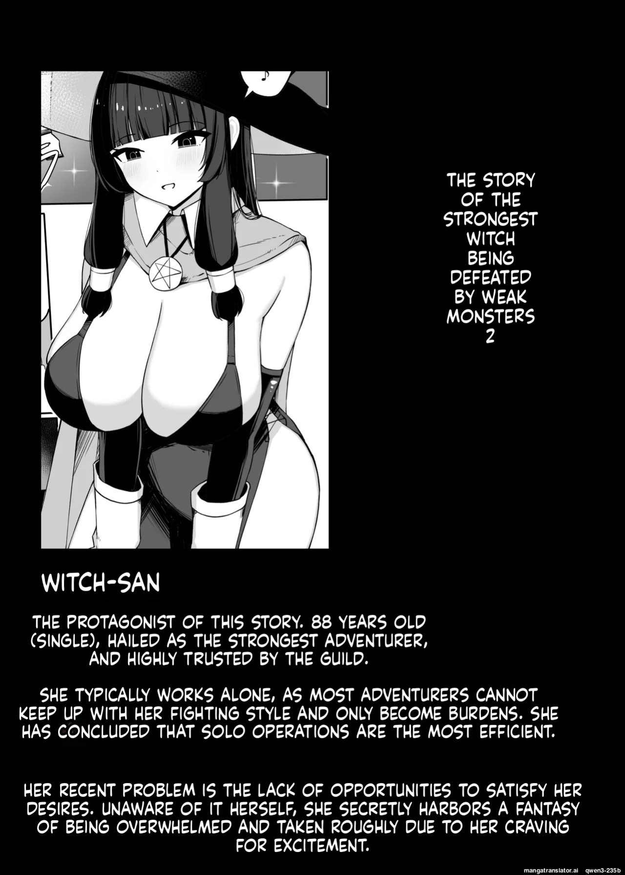 [Omochi no Mochiya (Numamochi)] Saikyou Witch ga Zako Monster-tachi ni Haiboku Suru Hanashi 2 [English] [SCANMTL]