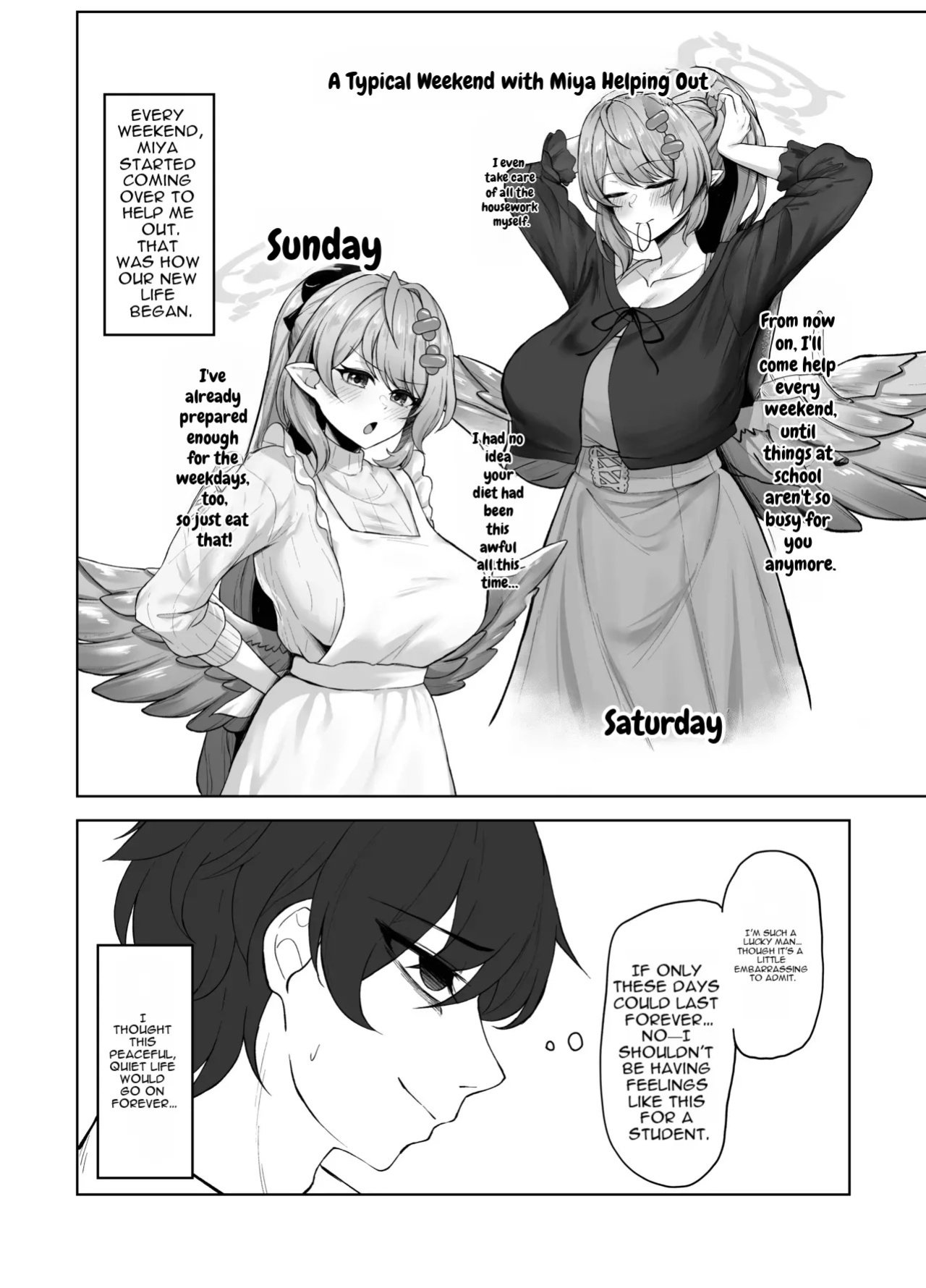 [Giniro Ringo Batake (Mukae)] Mine Aomori, Sensei no Oyome-san (Senzoku Nama Onaho) ni Eikyuu Shuushoku Daisekou!? (Blue Archive) [English] [Digital]
