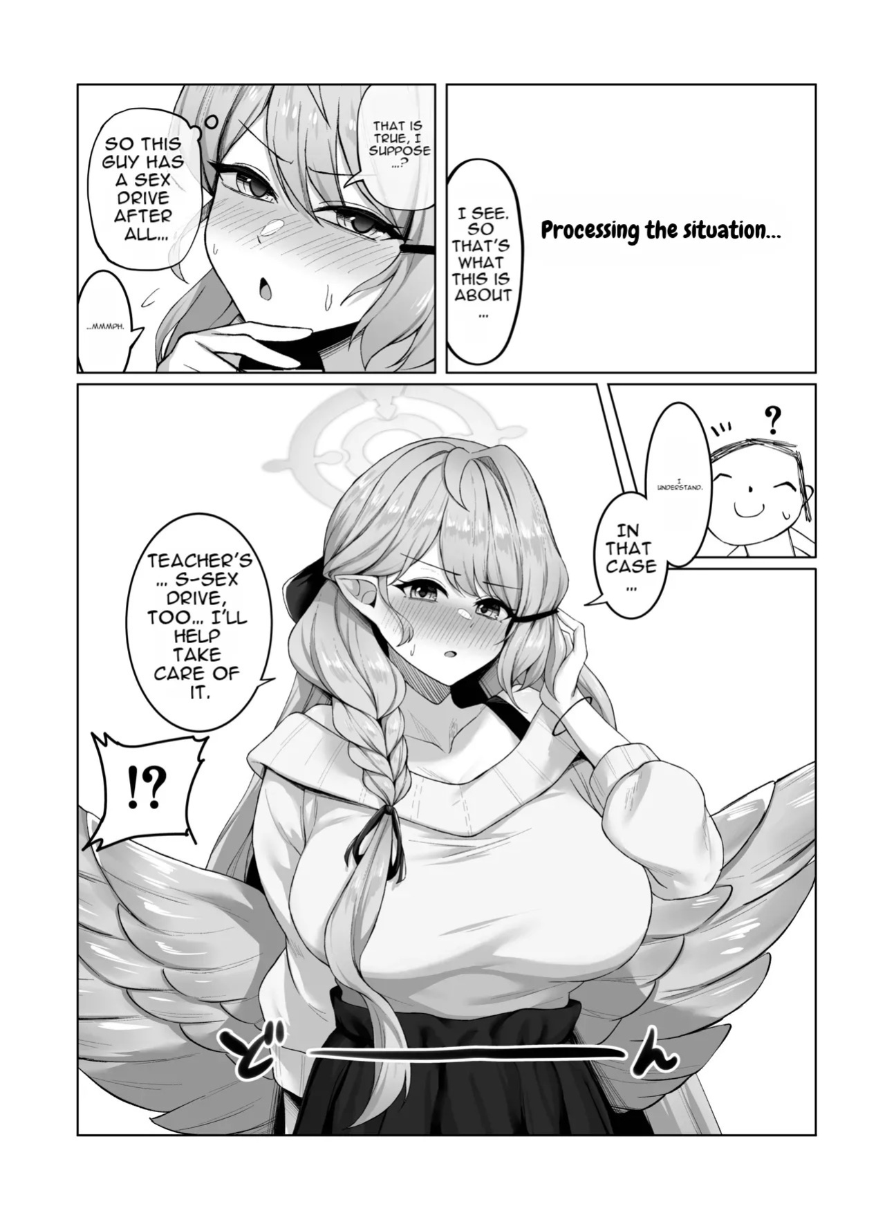 [Giniro Ringo Batake (Mukae)] Mine Aomori, Sensei no Oyome-san (Senzoku Nama Onaho) ni Eikyuu Shuushoku Daisekou!? (Blue Archive) [English] [Digital]