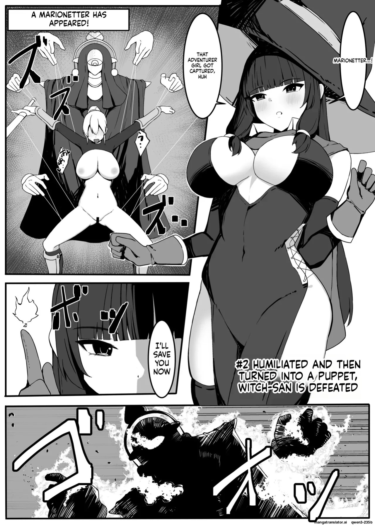 [Omochi no Mochiya (Numamochi)] Saikyou Witch ga Zako Monster-tachi ni Haiboku Suru Hanashi [English] [SCANMTL]