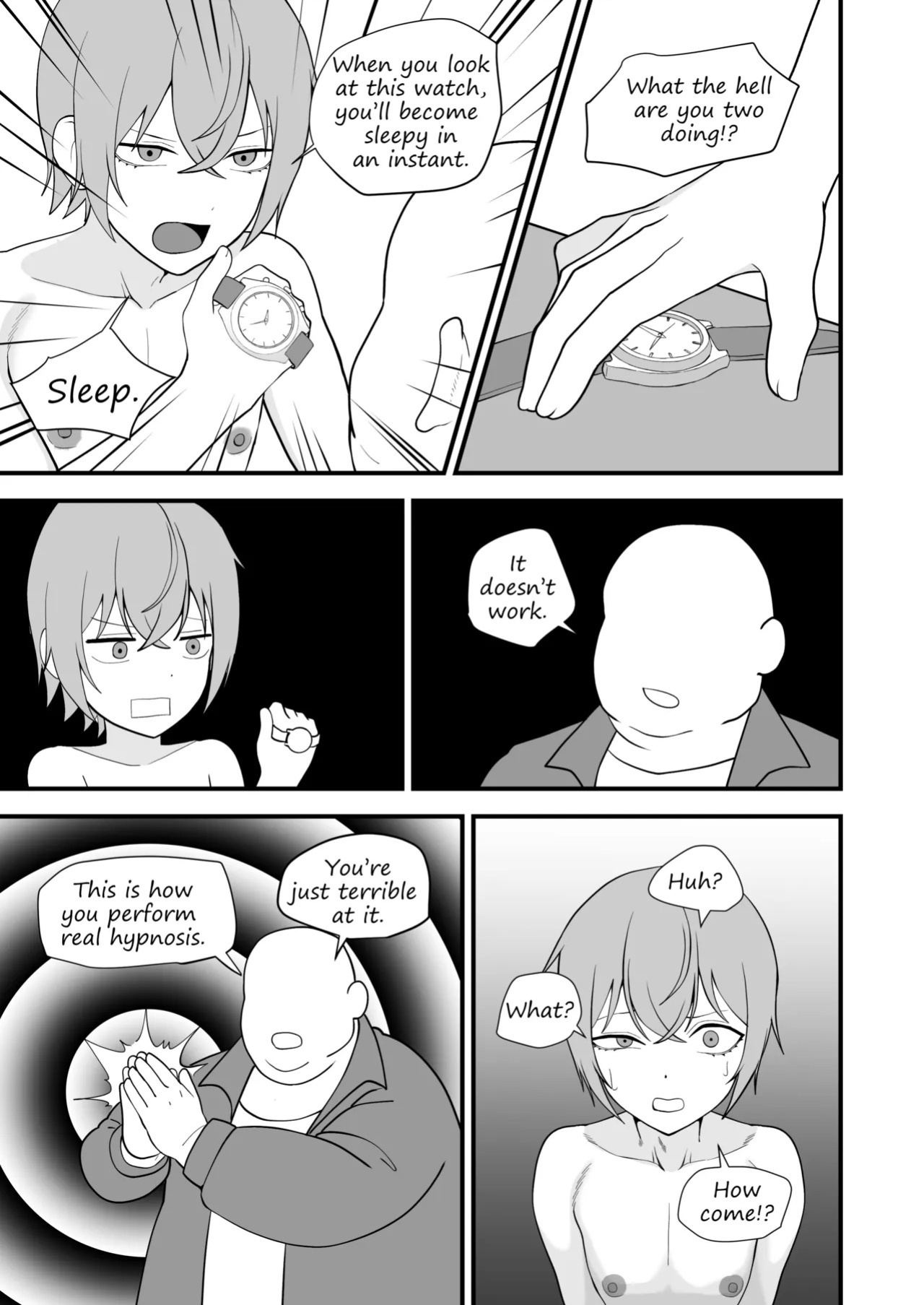 [Maiju (Sasaki Musashi)] Omae ga Saiminjutsu nante Dekiru Wake Nai Daro | There's No Way You Could Pull Off Hypnosis [English] [Digital]